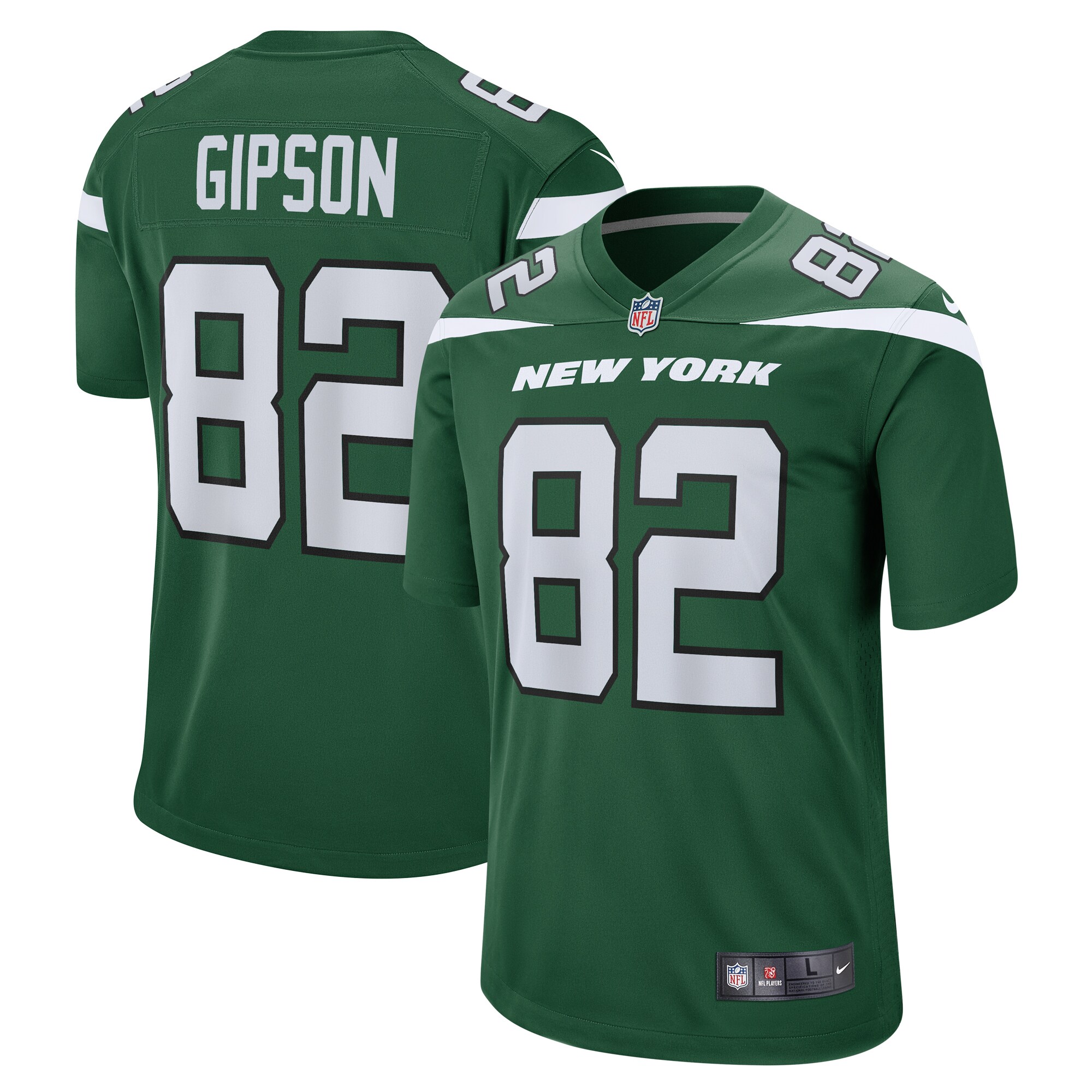 Xavier Gipson New York Jets Nike  Team Game Jersey - Gotham Green - PersonalJerseys