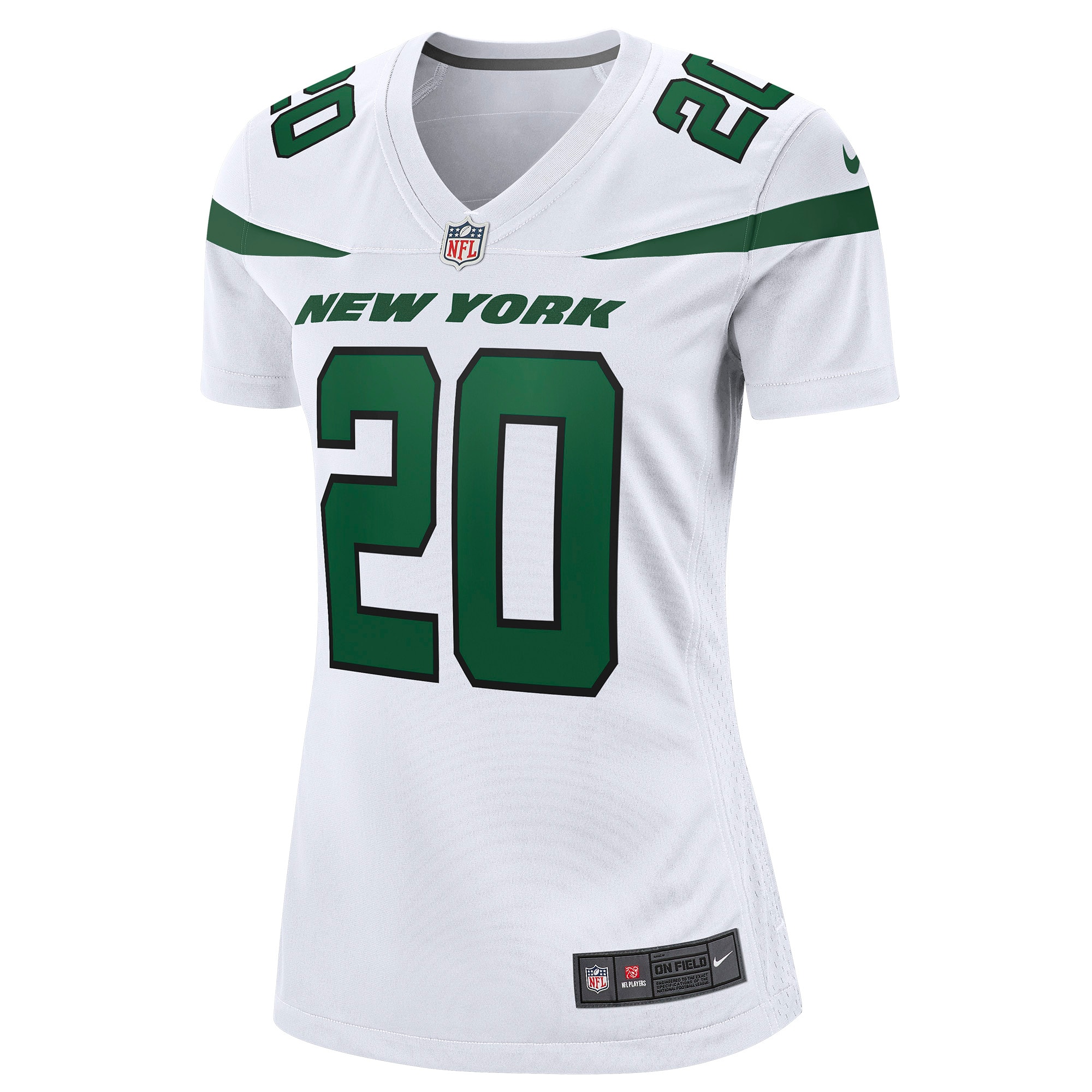 Breece Hall New York Jets Nike Women's Away Game Player Jersey - White - PersonalJerseys