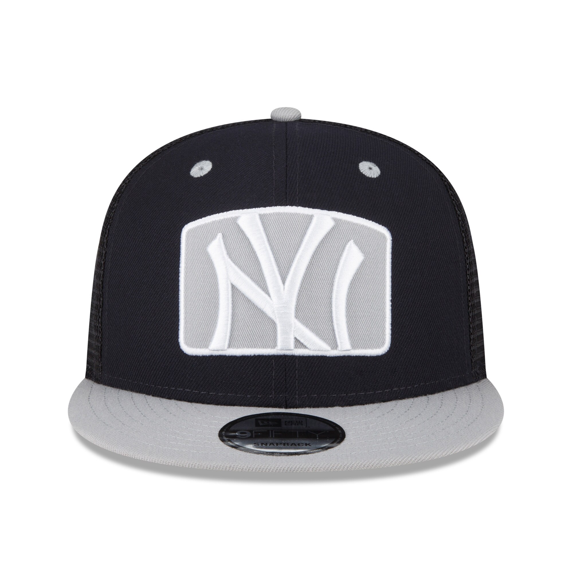 New York Yankees New Era Logo Zoom Trucker 9FIFTY Snapback Hat - Navy - PersonalJerseys