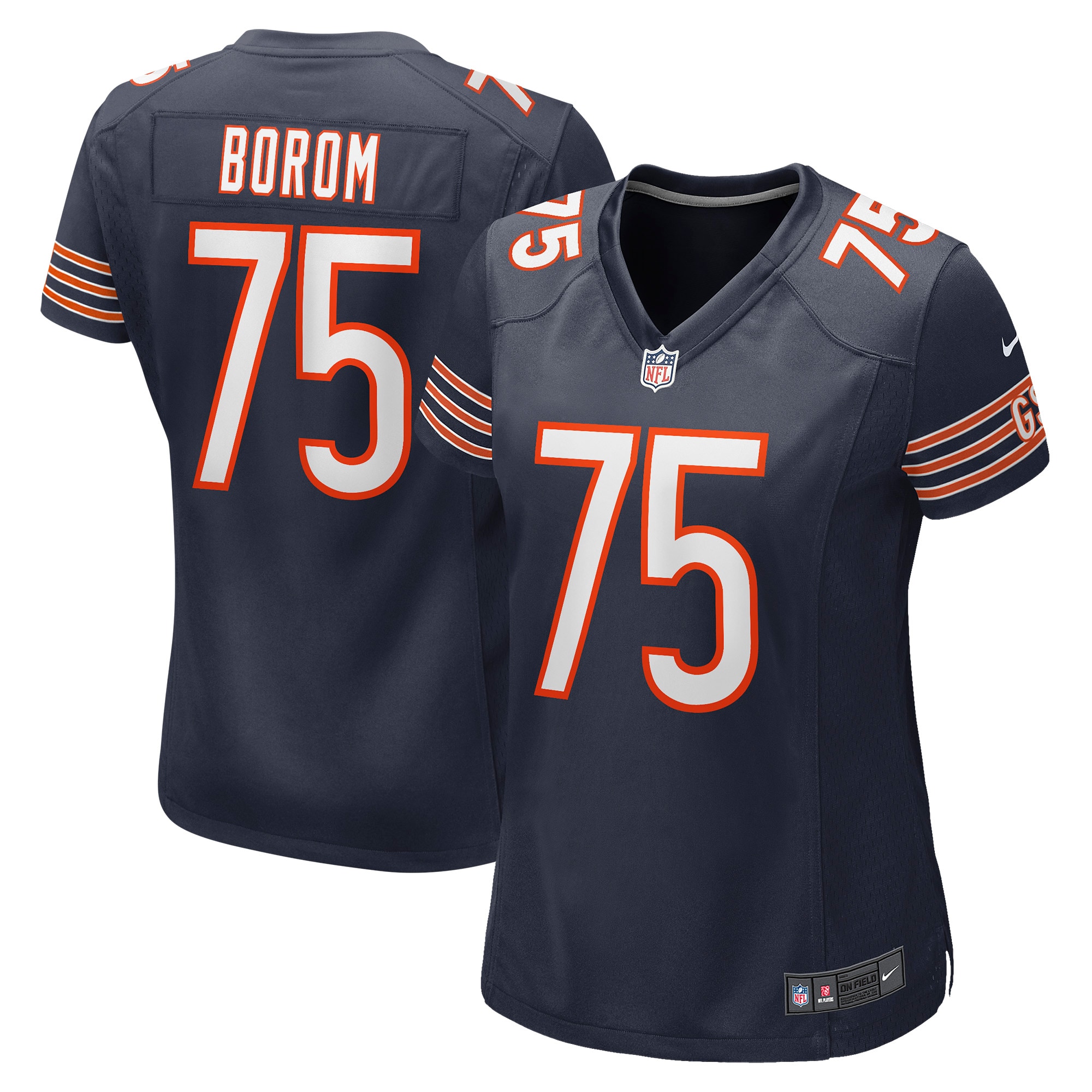 Larry Borom Chicago Bears Nike Women's Game Jersey - Navy - PersonalJerseys