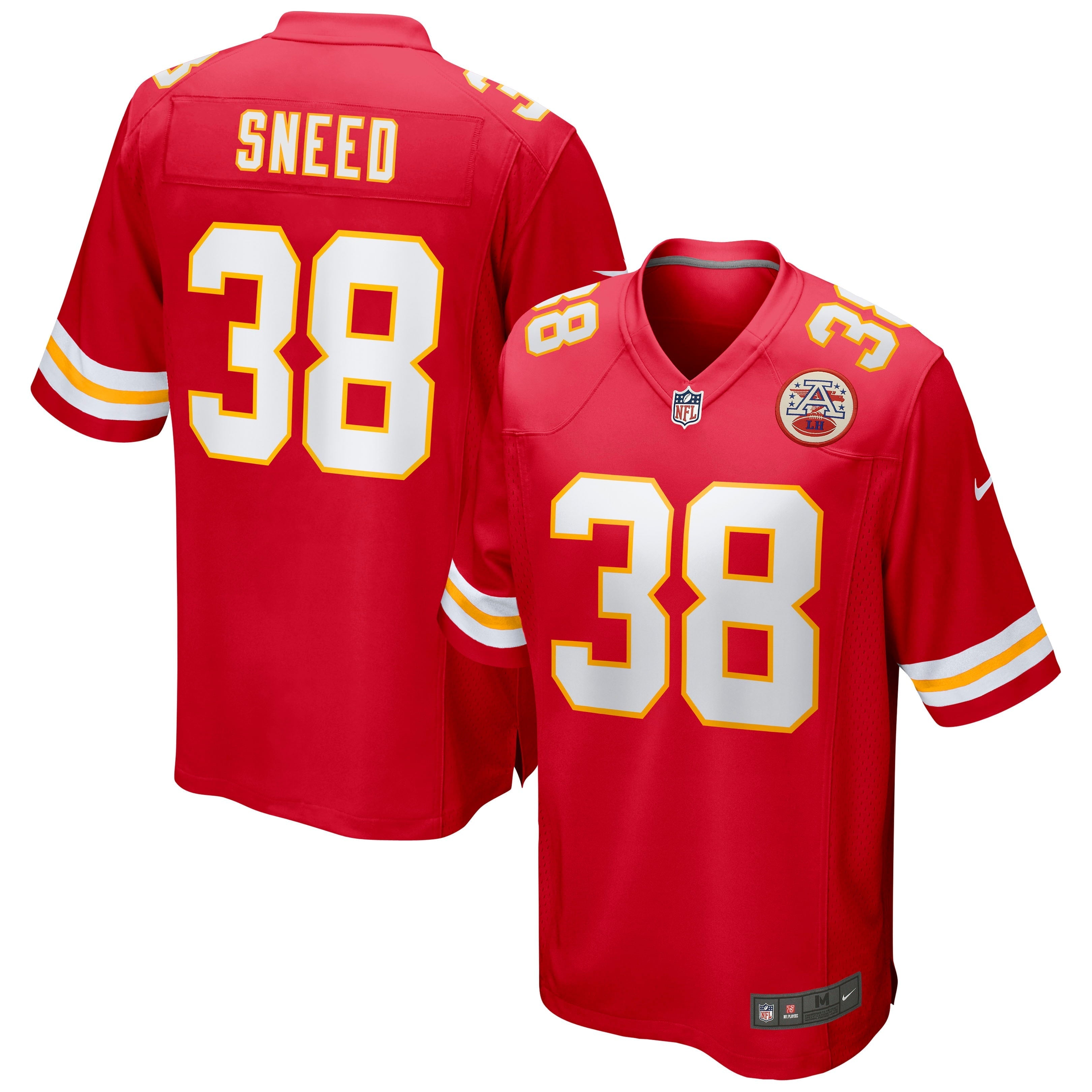 Men's Nike L'Jarius Sneed Red Kansas City Chiefs Game Jersey - PersonalJerseys