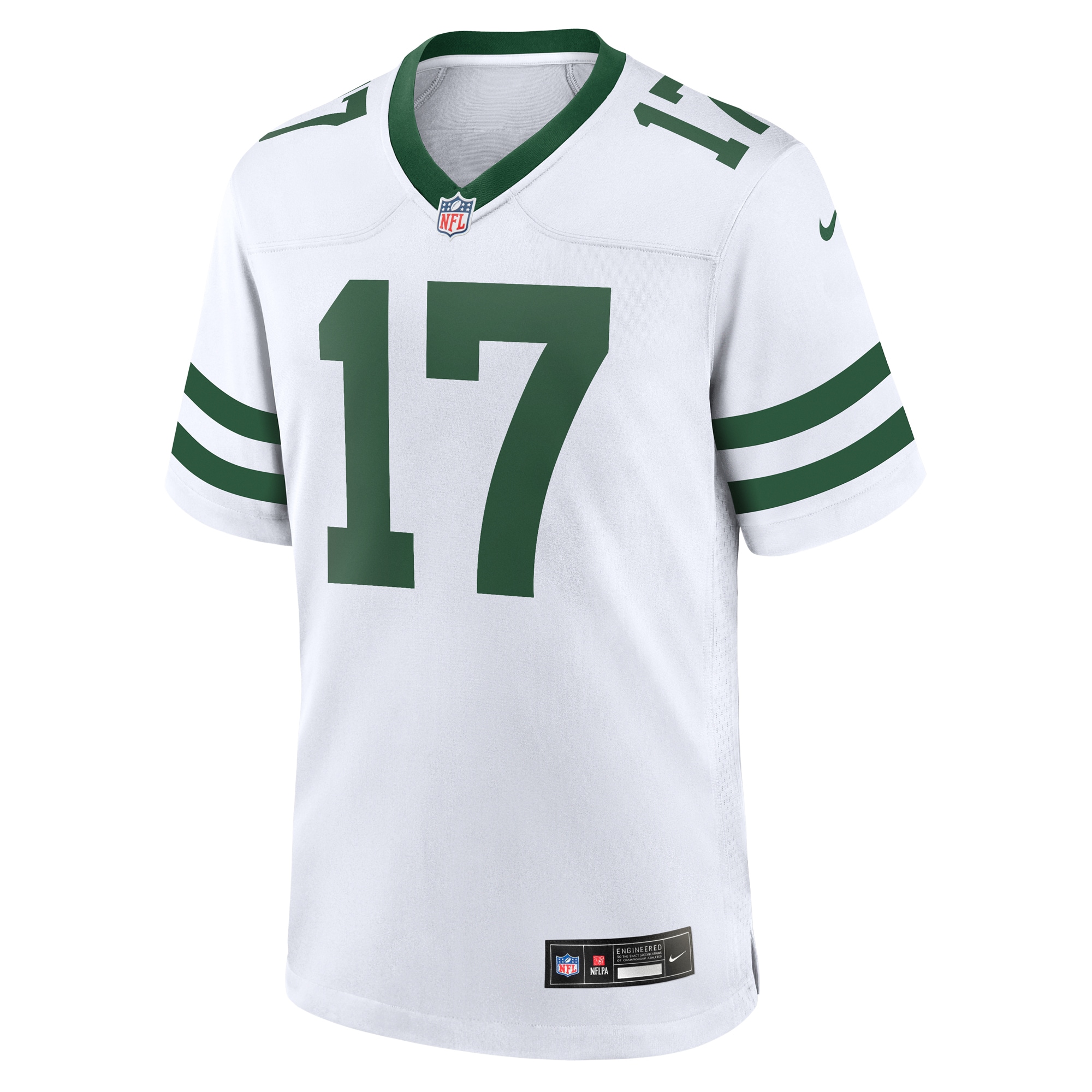 Garrett Wilson New York Jets Nike Legacy Player Game Jersey - White - PersonalJerseys