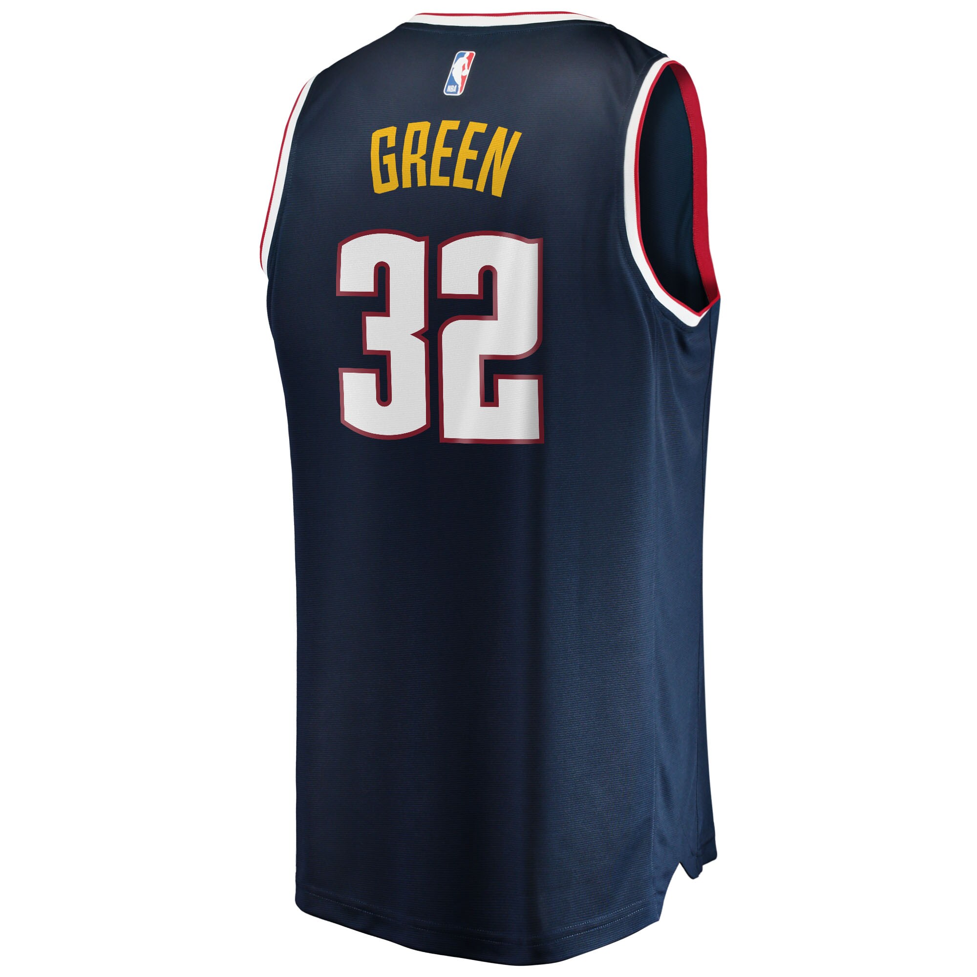 Jeff Green Denver Nuggets Fanatics Branded 2021/22 Fast Break Replica Jersey - Icon Edition - Navy - PersonalJerseys