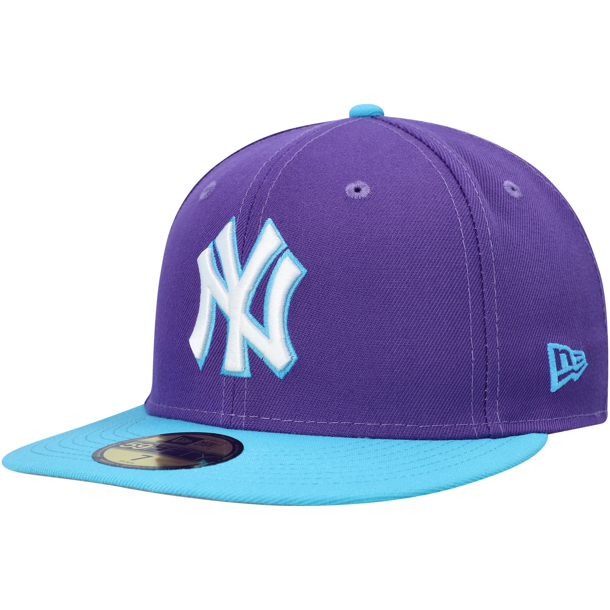 New York Yankees New Era Vice 59FIFTY Fitted Hat - Purple - PersonalJerseys