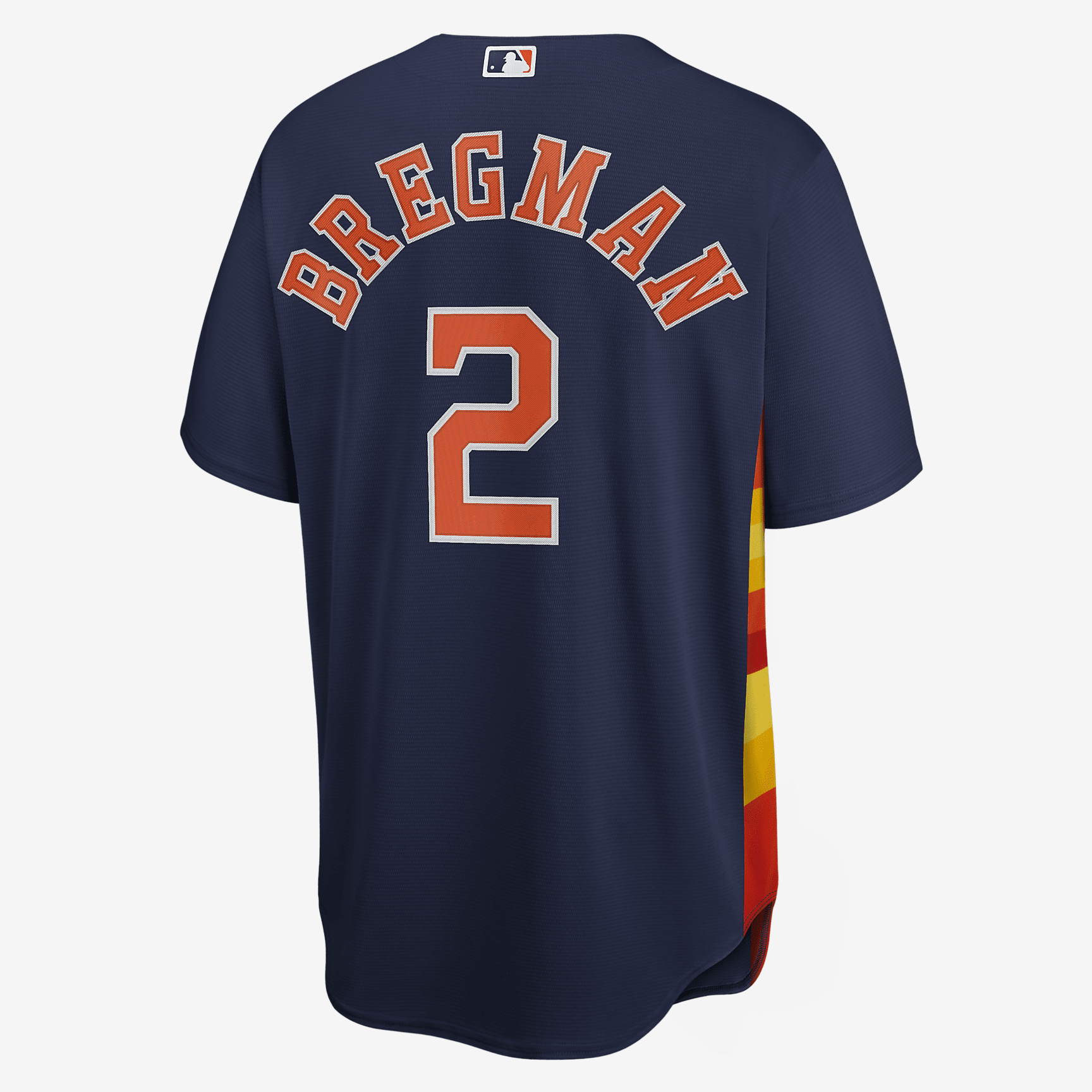 MLB Houston Astros (Alex Bregman) Men's Replica Baseball Jersey - Navy - PersonalJerseys