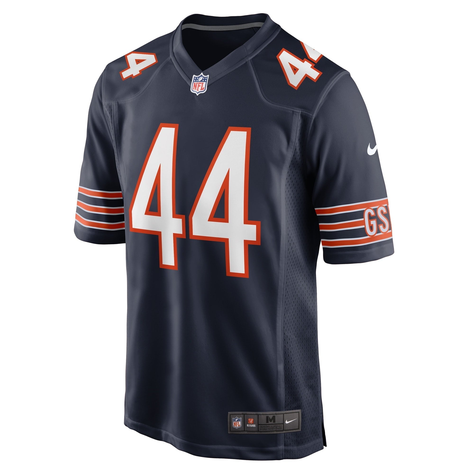 Men's Nike Matthew Adams Navy Chicago Bears Game Player Jersey - PersonalJerseys