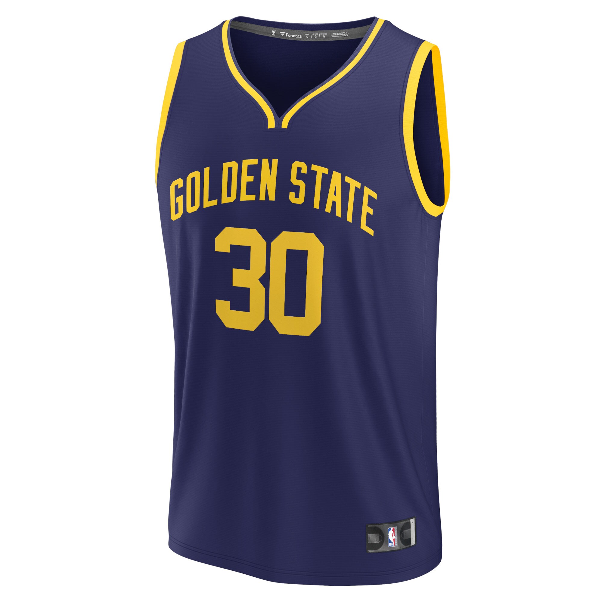 Stephen Curry Golden State Warriors Fanatics Branded Fast Break Replica Player Jersey - Statement Edition - Navy - PersonalJerseys
