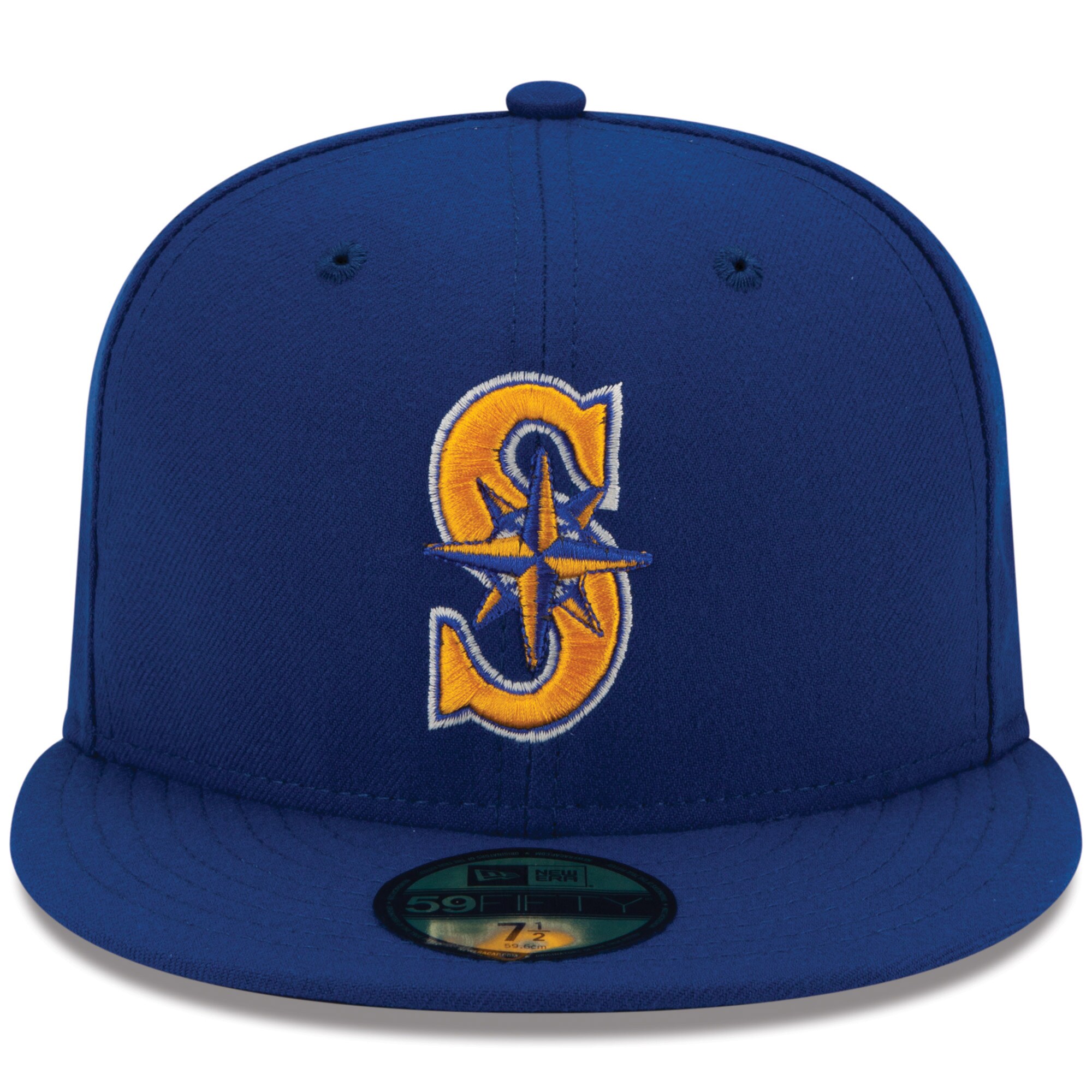 Seattle Mariners New Era Alternate 2 Authentic On Field 59FIFTY Fitted Hat - Royal - PersonalJerseys