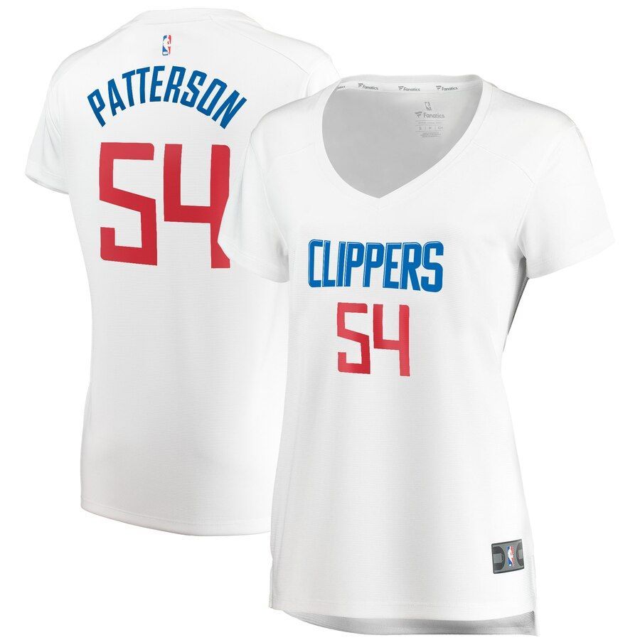 Patrick Patterson LA Clippers Branded Women's Fast Break Jersey White - Association Edition - Friend Lounge Store - Shop for All Things Jerseys Sports - PersonalJerseys