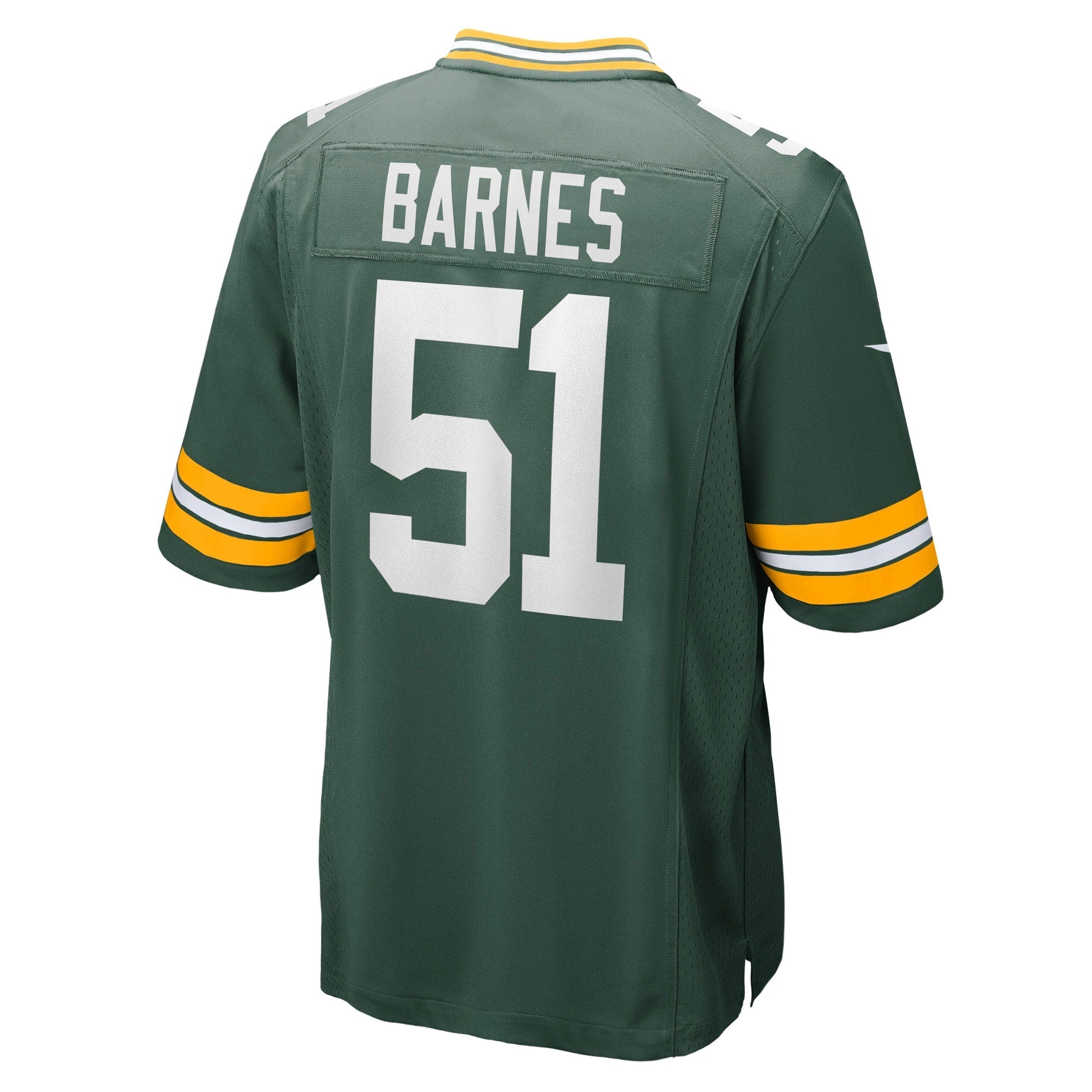 Men's Nike Krys Barnes Green Green Bay Packers Game Player Jersey - PersonalJerseys