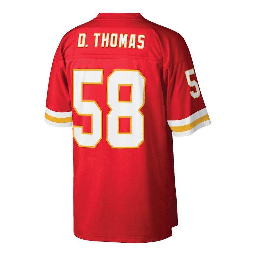 Men's Kansas City Chiefs Derrick Thomas Mitchell & Ness Red Retired Player Replica Jersey - PersonalJerseys