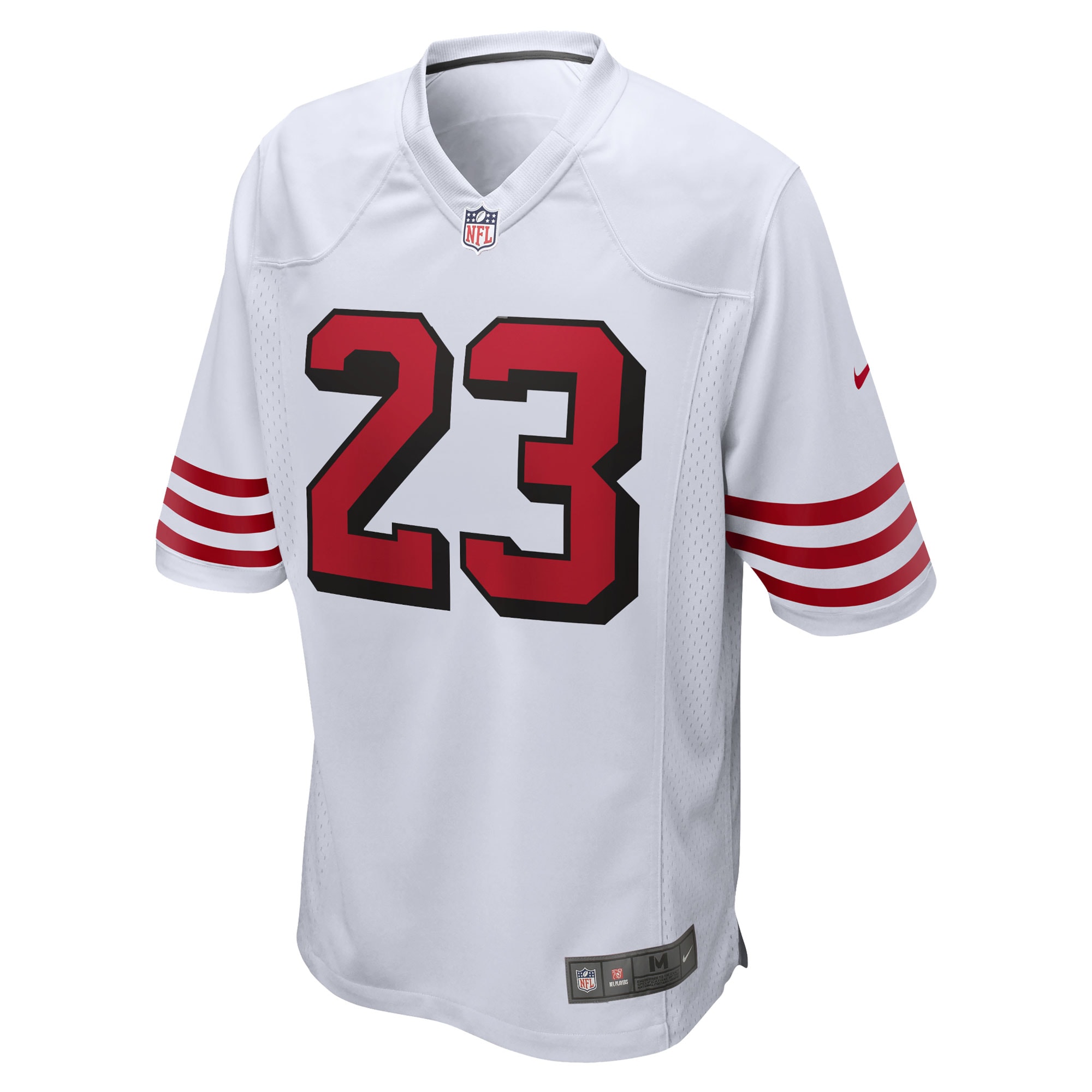 San Francisco 49ers Christian McCaffrey White Game Jersey for Youth Women Men - Friend Lounge Store - Shop for All Things Jerseys Sports - PersonalJerseys
