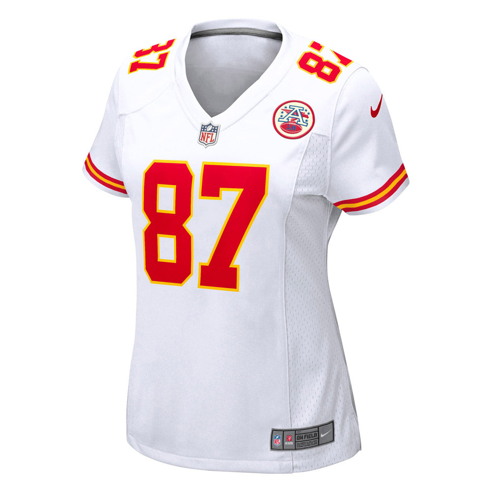 Women's Kansas City Chiefs Travis Kelce Game Jersey White - PersonalJerseys