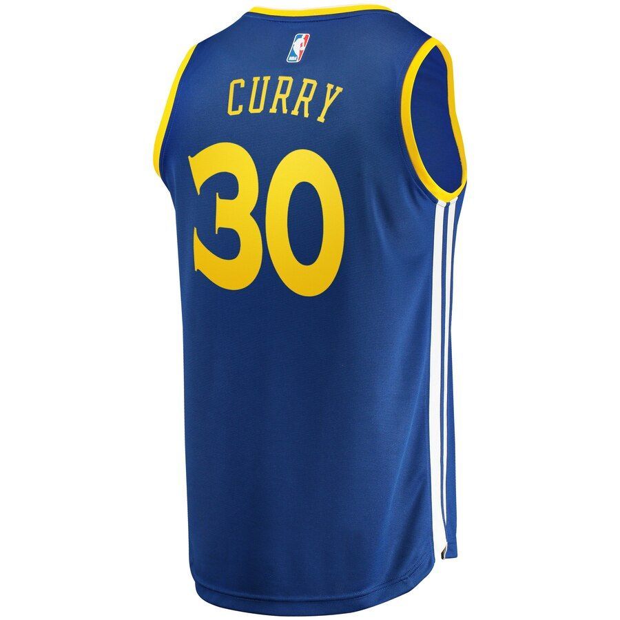 Stephen Curry Golden State Warriors Branded Fast Break Jersey Royal - Icon Edition - Friend Lounge Store - Shop for All Things Jerseys Sports - PersonalJerseys
