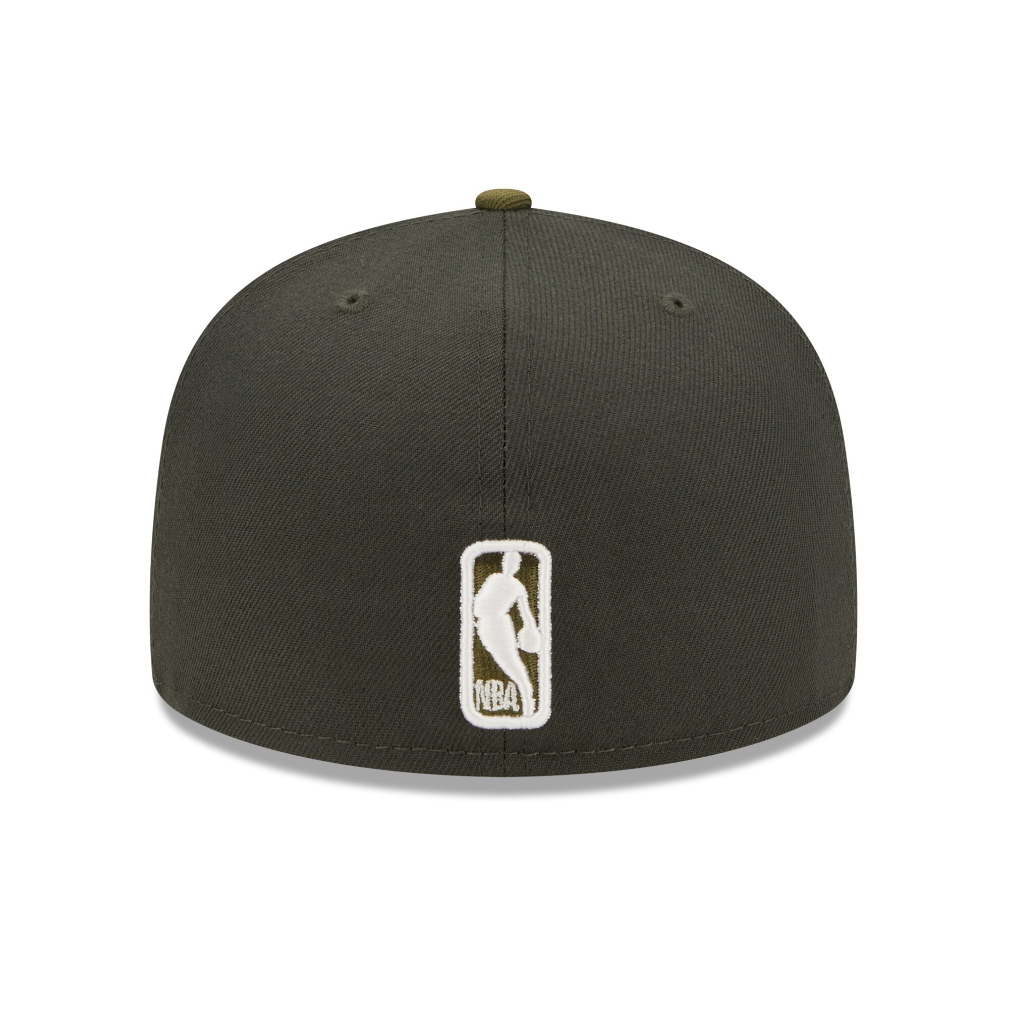 Miami Heat New Era Two-Tone 59FIFTY Fitted Hat - Charcoal/Olive - PersonalJerseys