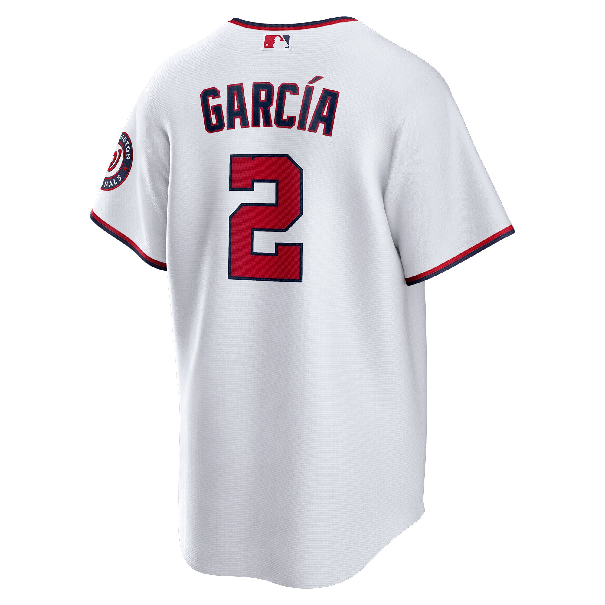 Luis Garcia Washington Nationals Nike Home  Replica Player Jersey - White - PersonalJerseys
