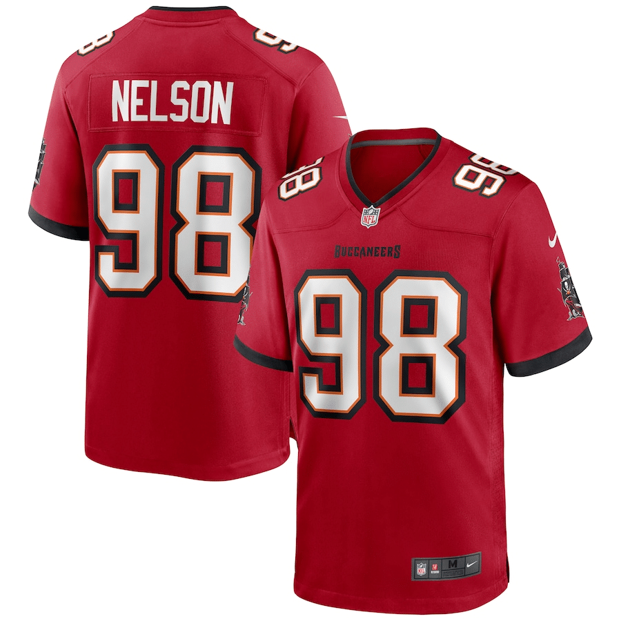 Anthony Nelson Tampa Bay Buccaneers Red Game Jersey - Friend Lounge Store - Shop for All Things Jerseys Sports - PersonalJerseys