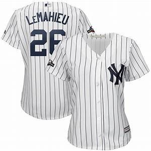 Womens New York Yankees DJ LeMahieu Cool Base Replica Jersey White - PersonalJerseys