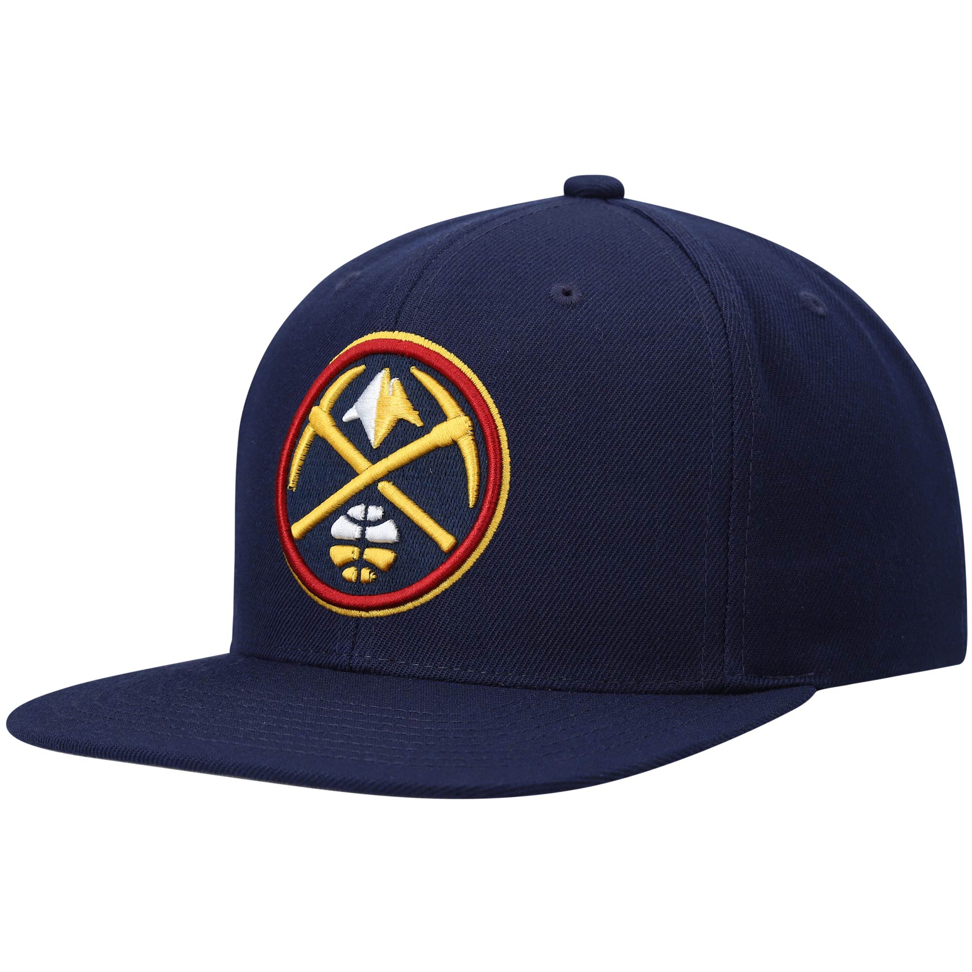 Denver Nuggets Mitchell & Ness Ground 2.0 Snapback Hat - Navy - PersonalJerseys