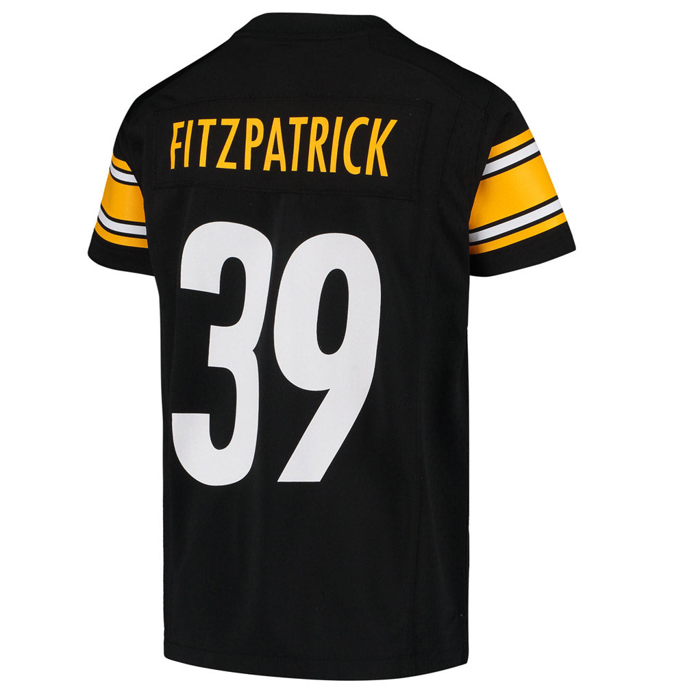 Youth Pittsburgh Steelers Minkah Fitzpatrick Game Jersey Black - Sports Wear Jersey - PersonalJerseys