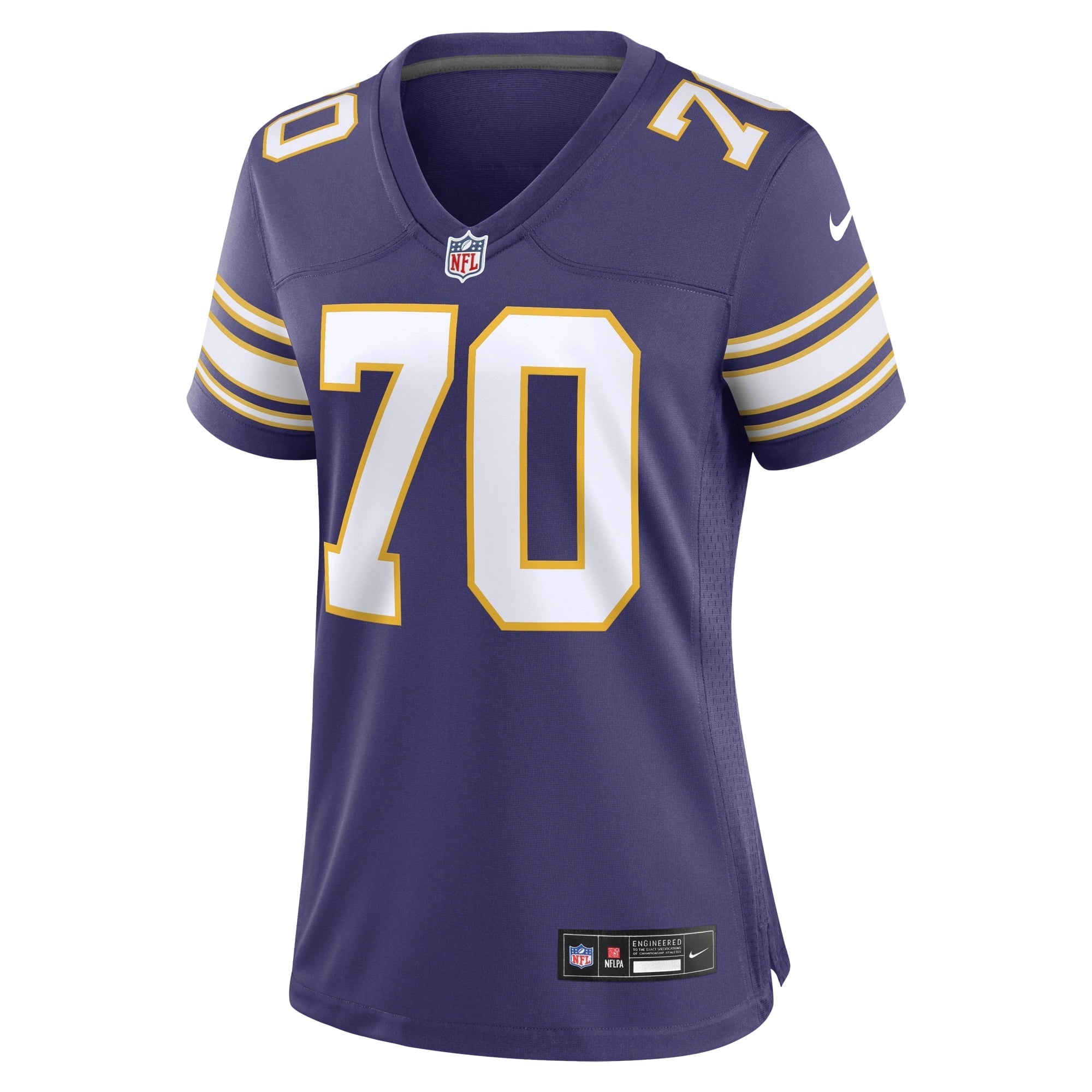 Women's Nike Jim Marshall Purple Minnesota Vikings Classic Retired Player Jersey - PersonalJerseys