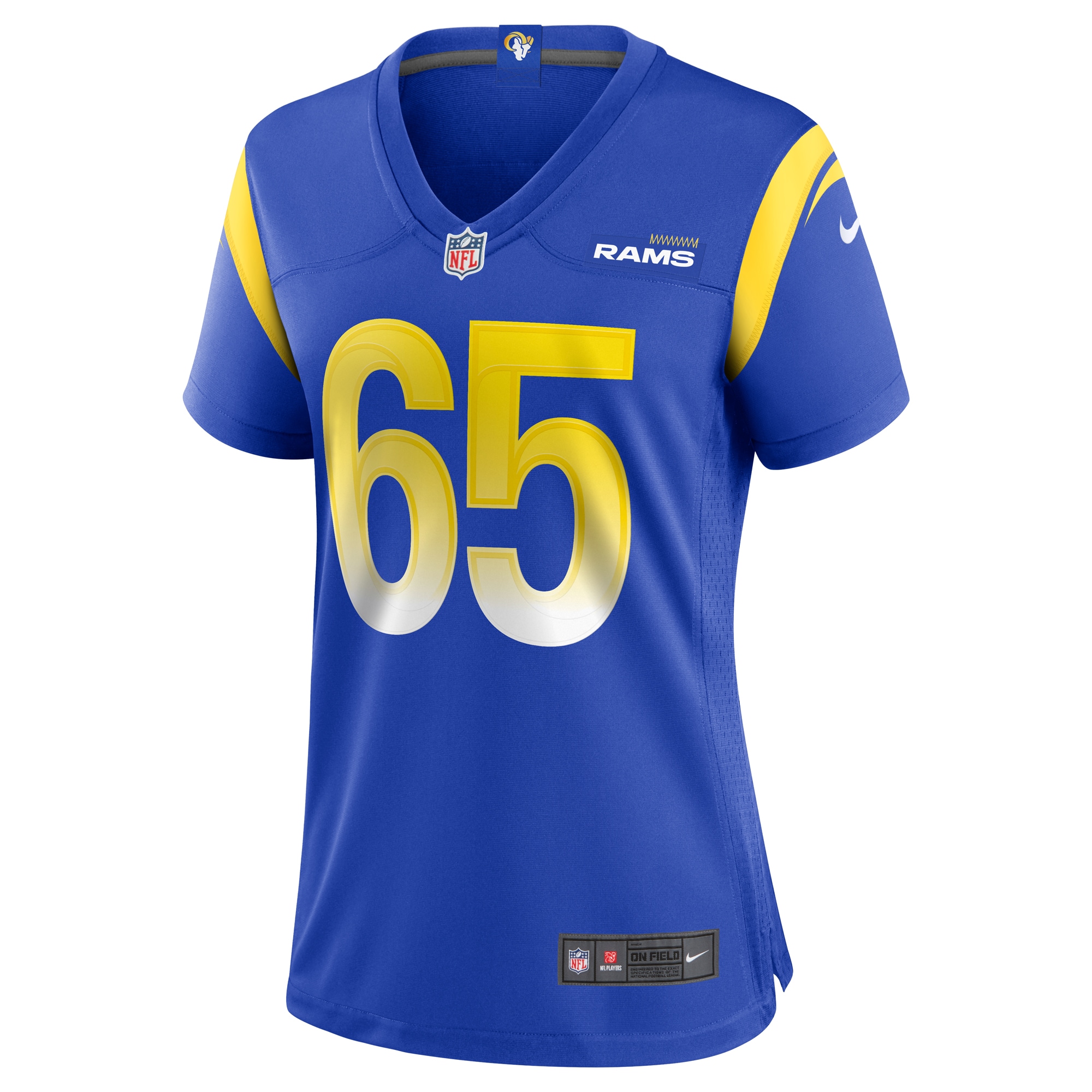 Los Angeles Rams Coleman Shelton Royal Game Jersey for Youth Women Men - Friend Lounge Store - Shop for All Things Jerseys Sports - PersonalJerseys