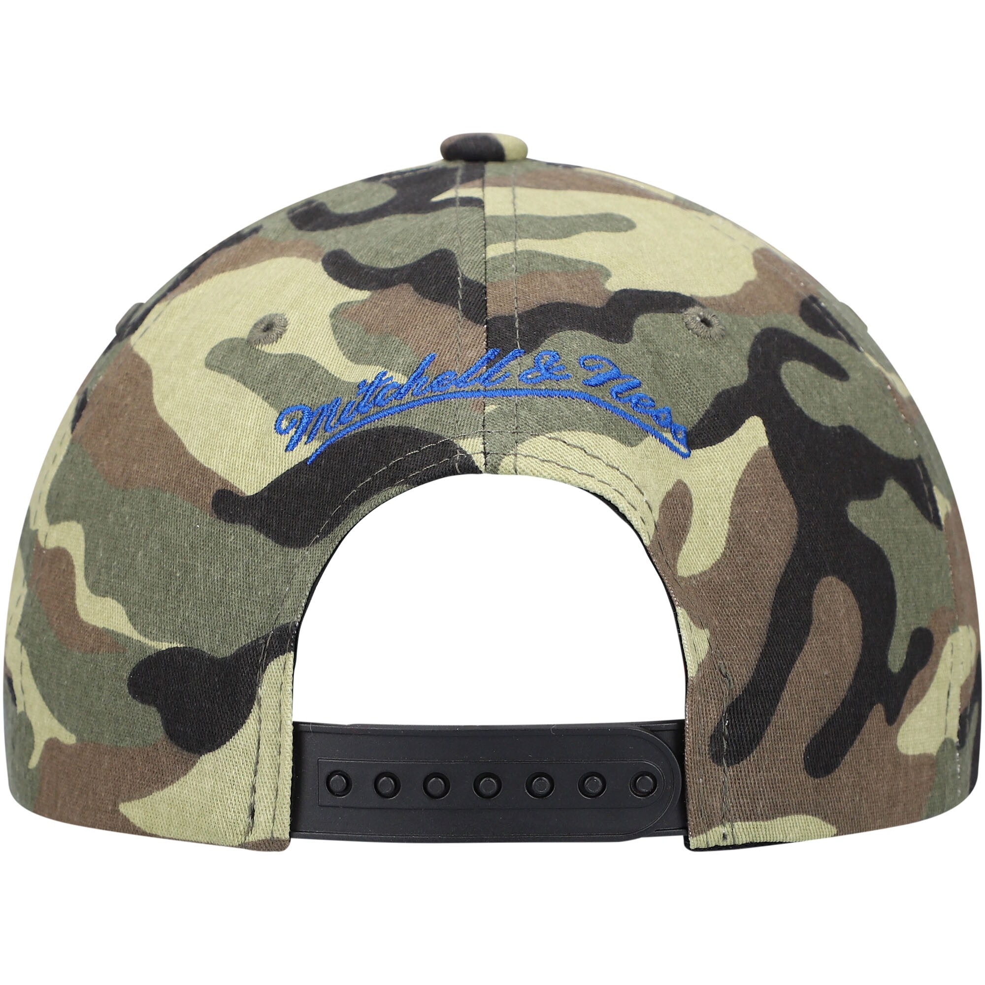 Philadelphia 76ers Mitchell & Ness Woodland Desert Snapback Hat - Camo - PersonalJerseys