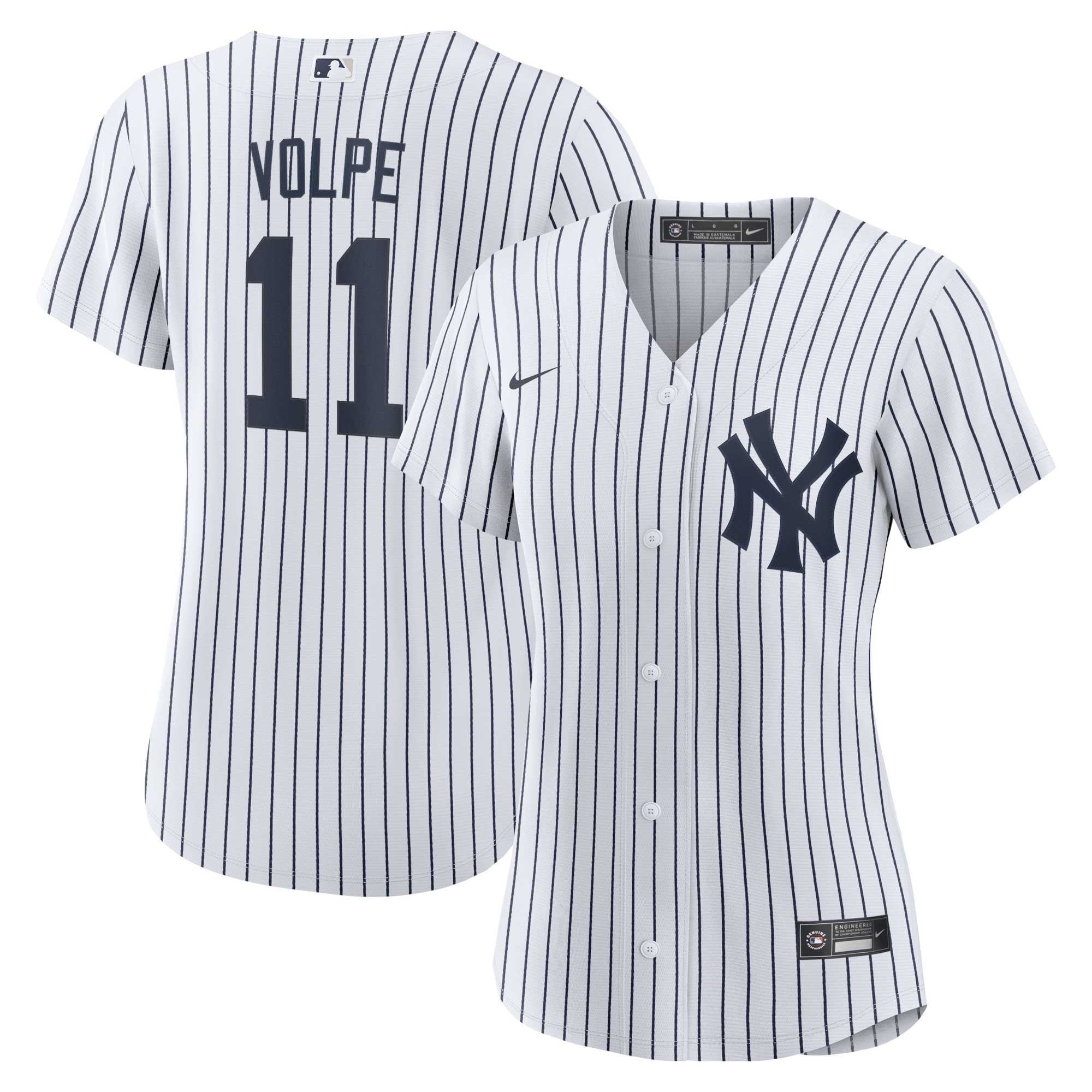 Women's Nike Anthony Volpe White New York Yankees Home Replica Player Jersey - PersonalJerseys