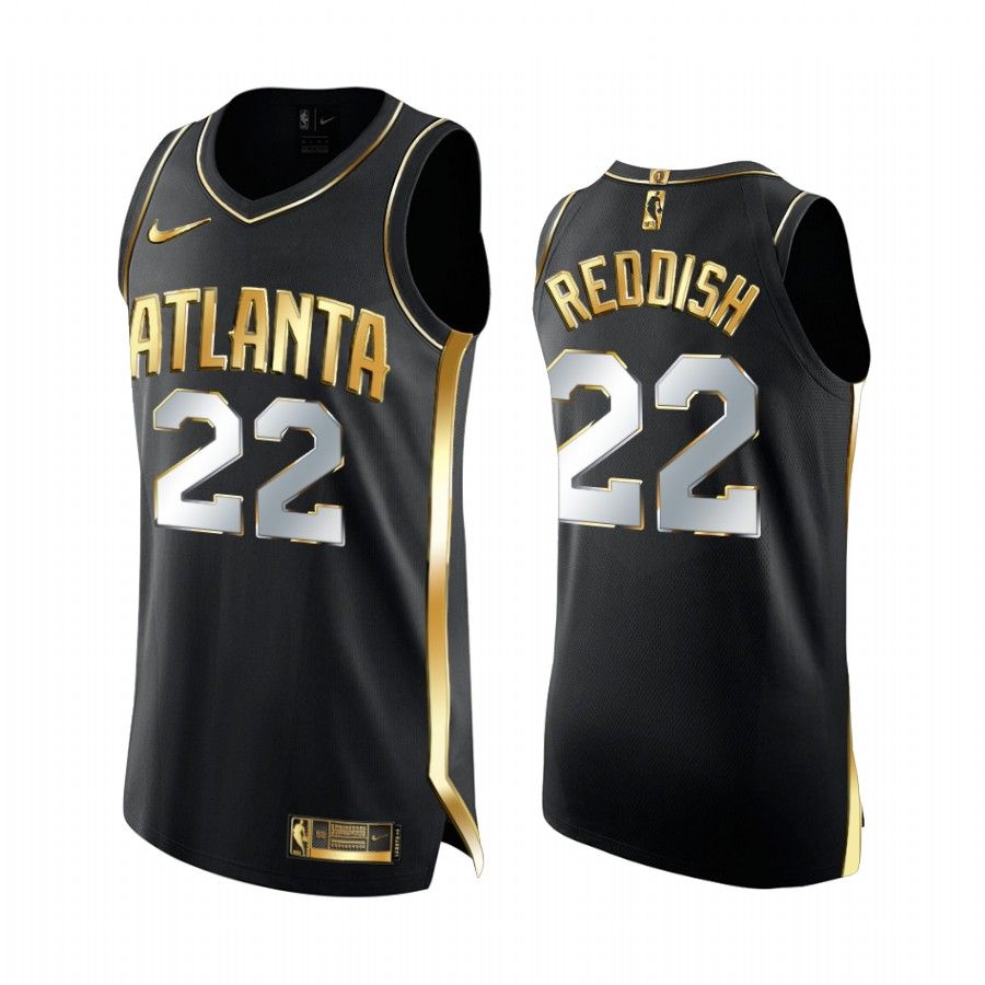 Atlanta Hawks Cam Reddish Black Golden Edition Limited Jersey 2020-21 - Friend Lounge Store - Shop for All Things Jerseys Sports - PersonalJerseys
