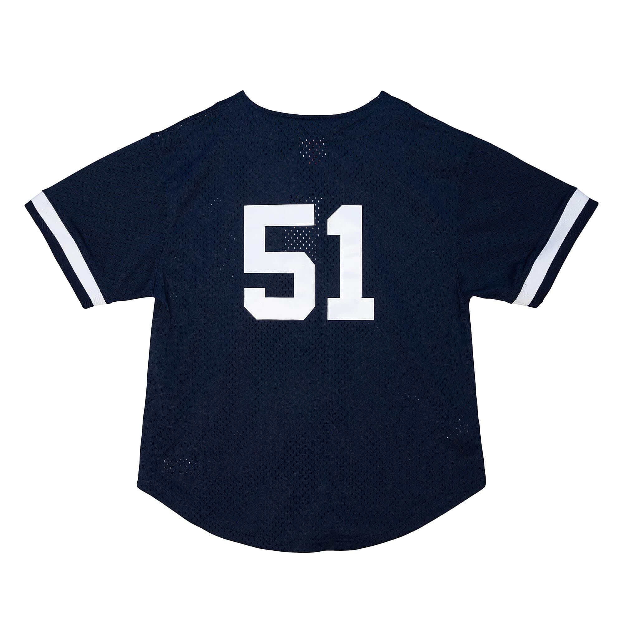 Authentic Bernie Williams New York Yankees 1998 Button Front Jersey - PersonalJerseys
