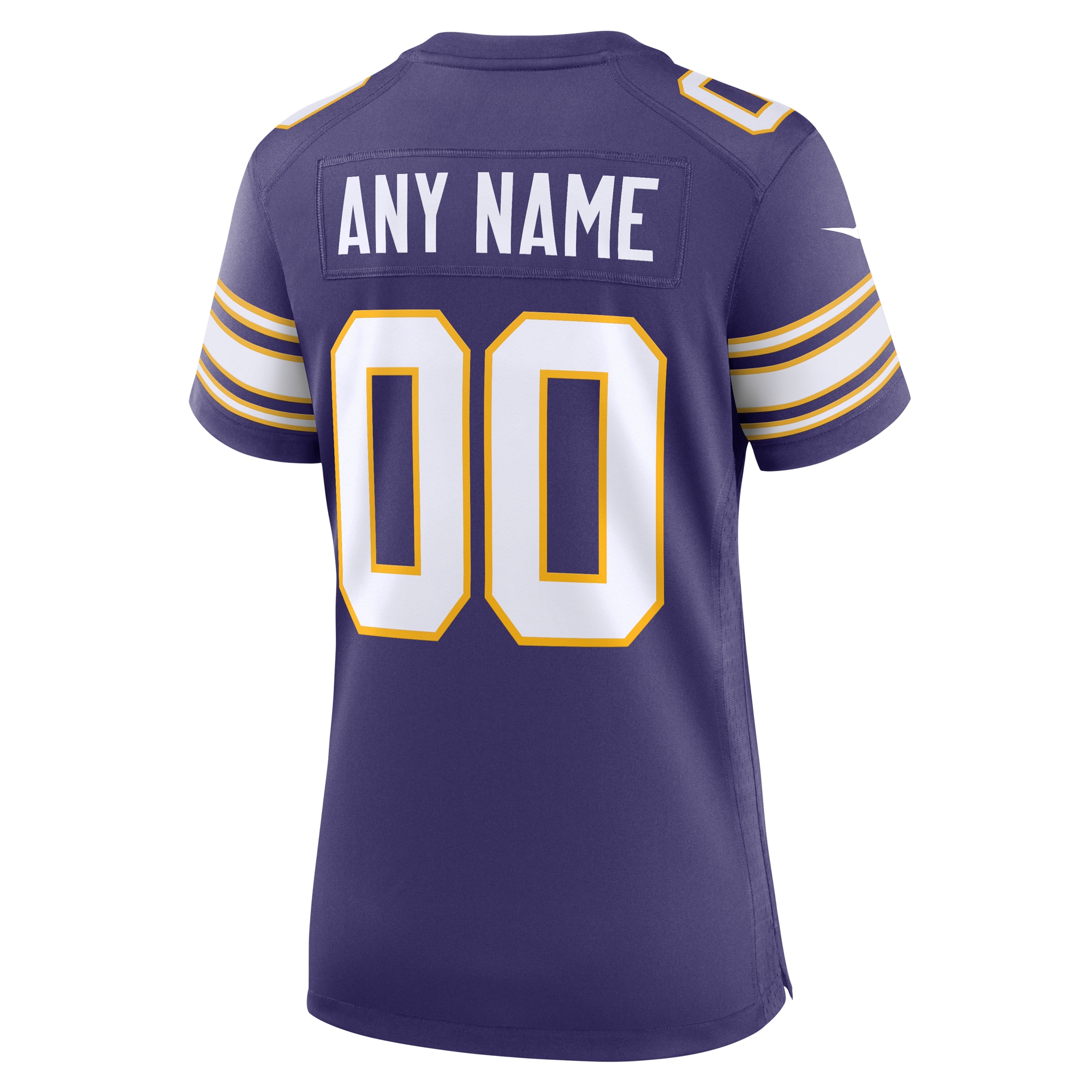Minnesota Vikings Nike Women's Classic Custom Game Jersey - Purple - PersonalJerseys