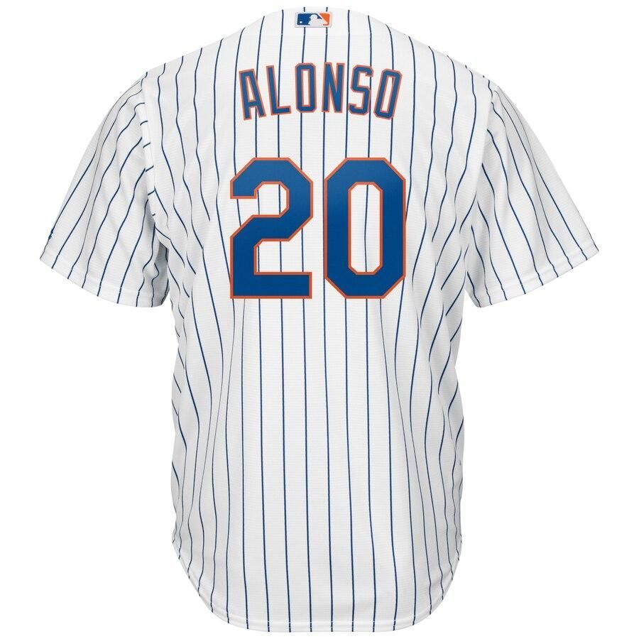 Pete Alonso New York Mets Majestic Home Official Cool Base Player Jersey - White - Friend Lounge Store - Shop for All Things Jerseys Sports - PersonalJerseys