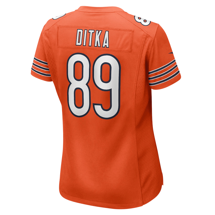 Mike Ditka Chicago Bears Women's Orange Retired Player Jersey - Friend Lounge Store - Shop for All Things Jerseys Sports - PersonalJerseys