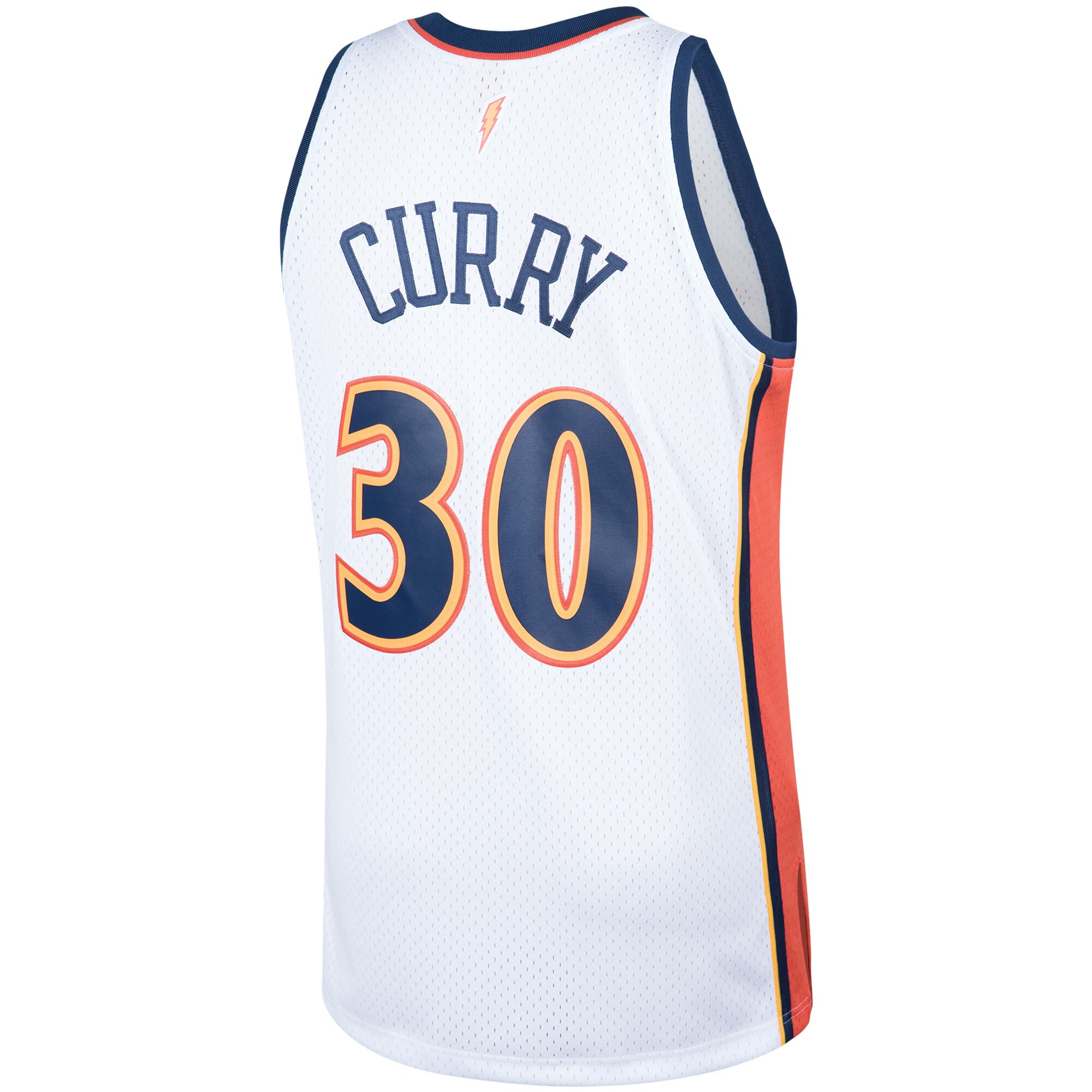Stephen Curry Golden State Warriors Mitchell & Ness Hardwood Classics Swingman Jersey - White - PersonalJerseys