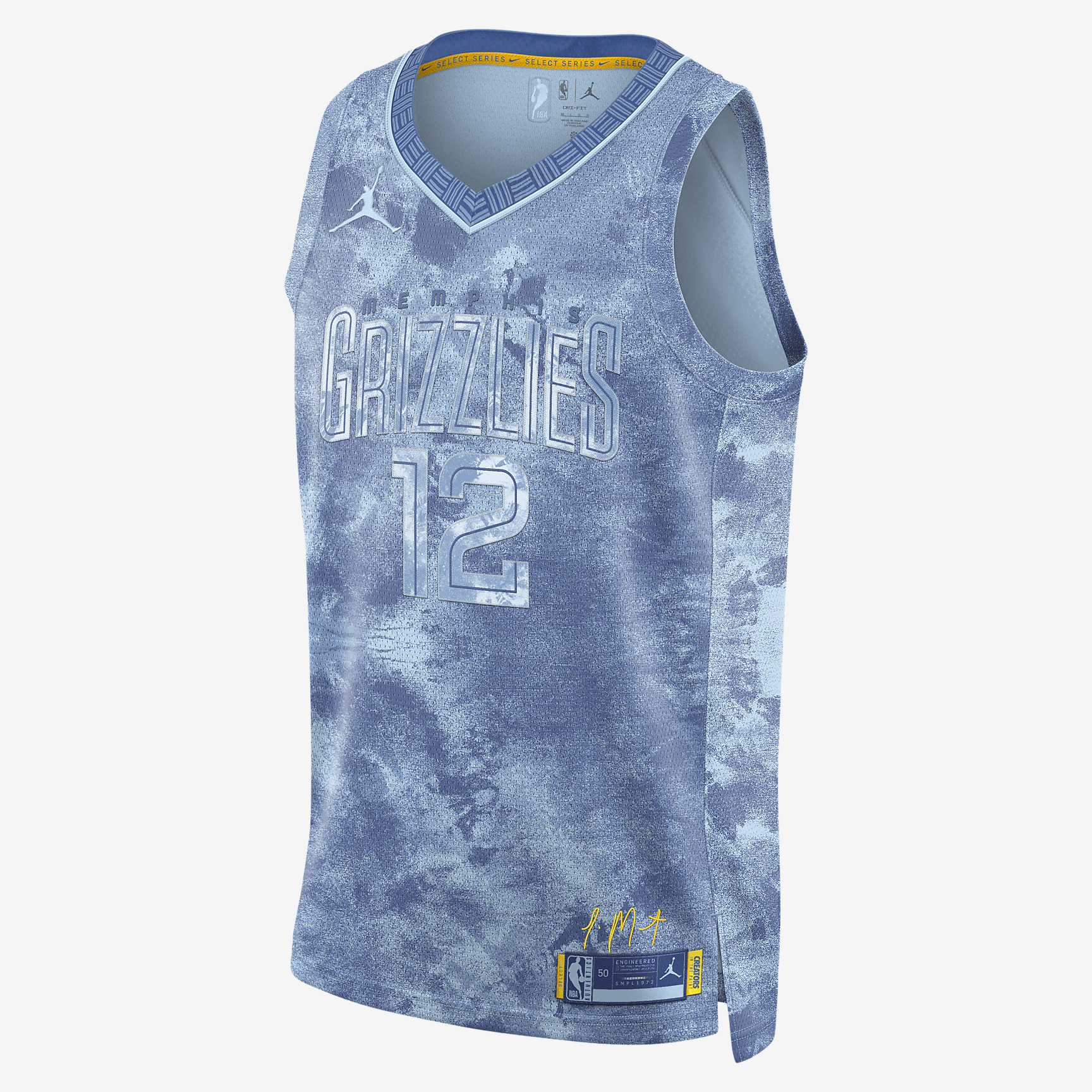 Ja Morant Memphis Grizzlies 2023 Select Series Men's Nike Dri-FIT NBA Swingman Jersey - Cobalt Tint - PersonalJerseys