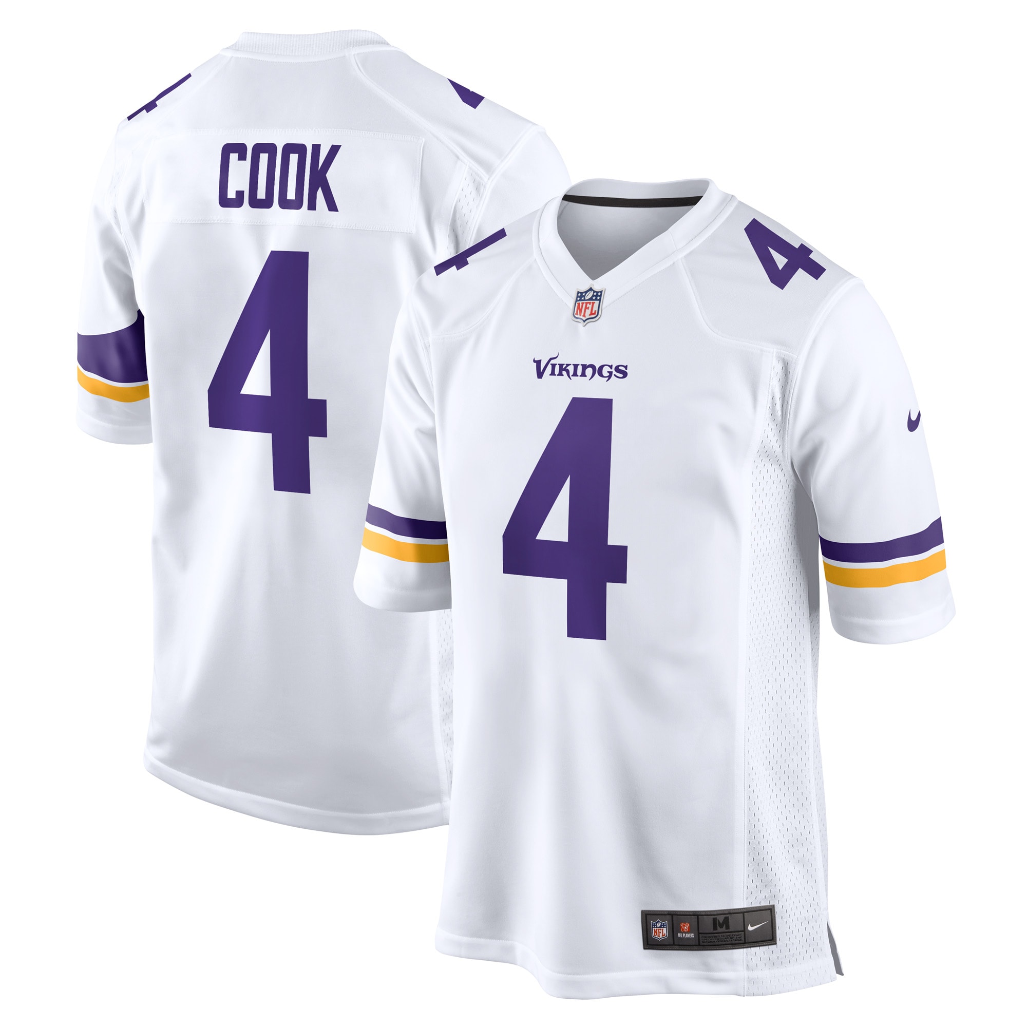 Minnesota Vikings Dalvin Cook White Game Jersey for Youth Women Men - Friend Lounge Store - Shop for All Things Jerseys Sports - PersonalJerseys