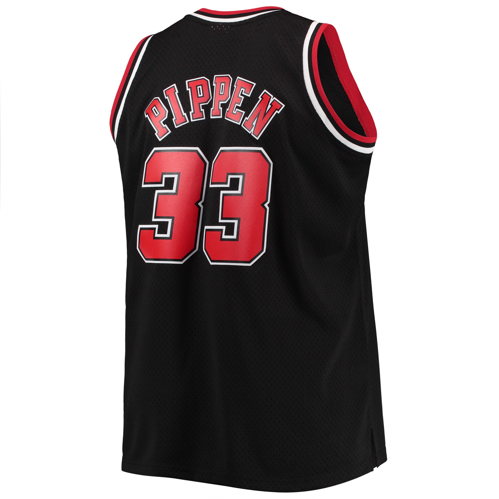 Scottie Pippen Chicago Bulls Mitchell &Ness Big &Tall Hardwood Classics Swingman Jersey - Black - PersonalJerseys