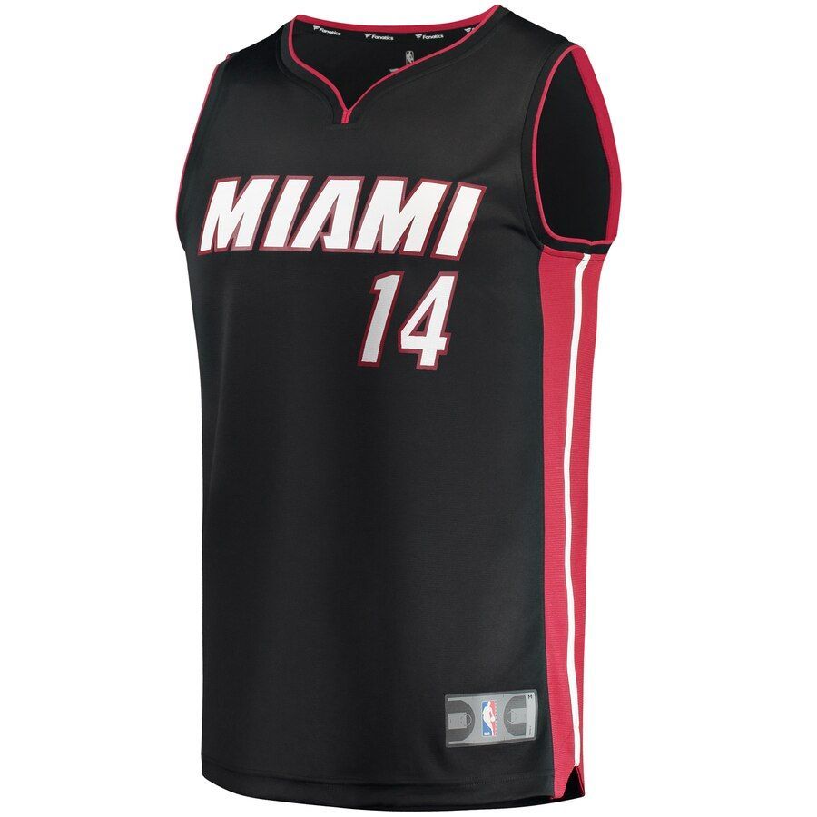 Tyler Herro Miami Heat Branded Fast Break Jersey Black - Icon Edition - Friend Lounge Store - Shop for All Things Jerseys Sports - PersonalJerseys