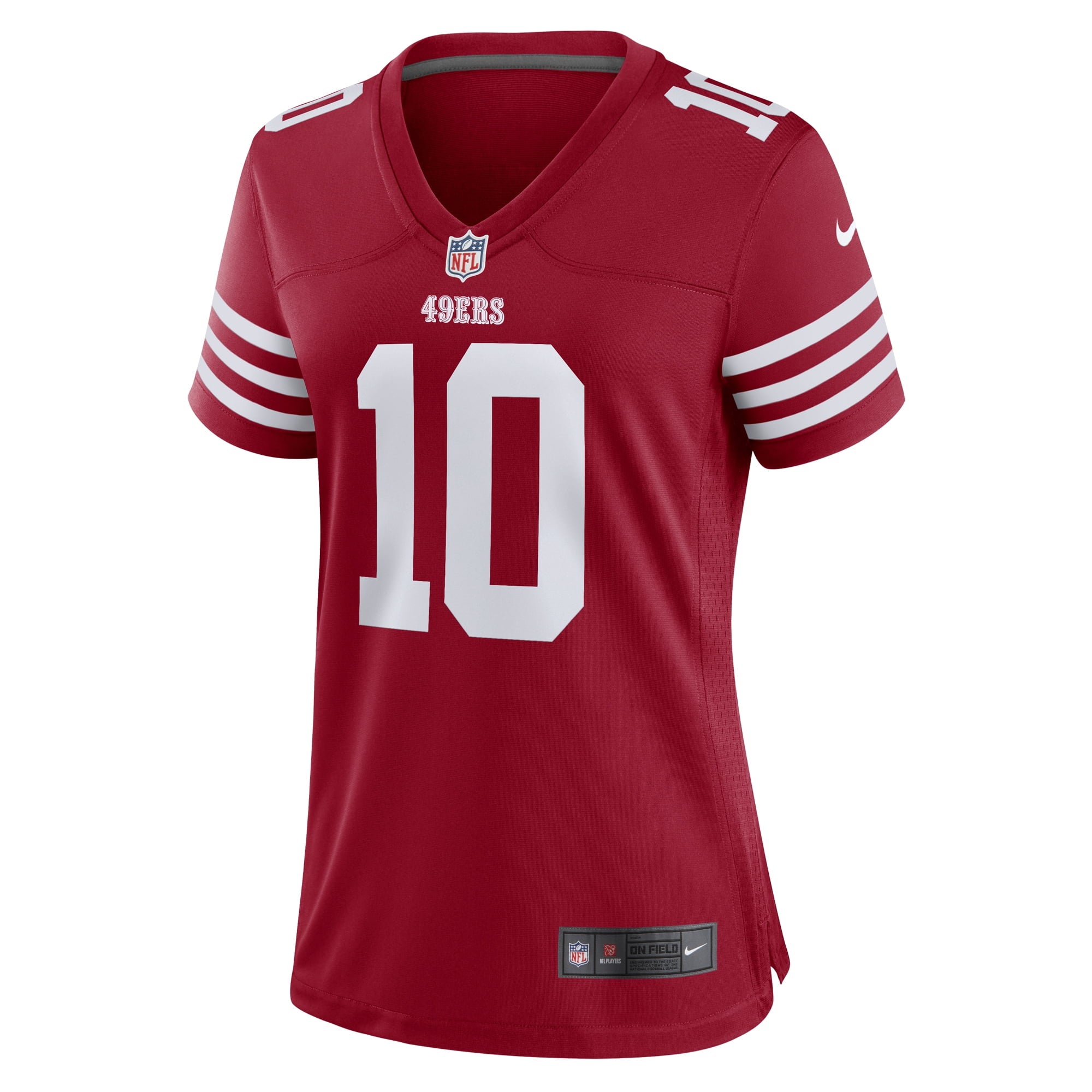 Women's Nike Ronnie Bell Scarlet San Francisco 49ers Team Game Jersey - PersonalJerseys