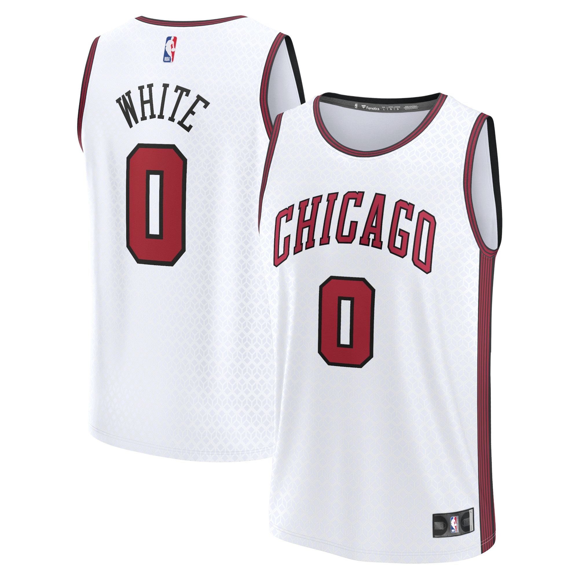 Coby White Chicago Bulls Fanatics Branded 2022/23 Fastbreak Jersey - City Edition - White - PersonalJerseys