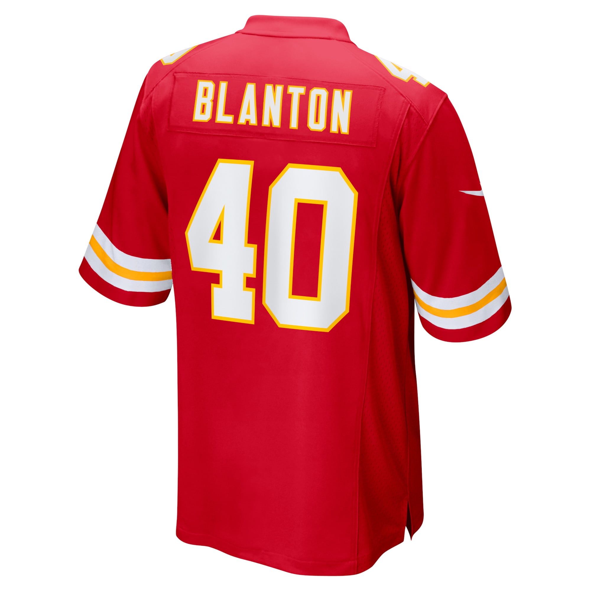 Men's Nike Kendall Blanton Red Kansas City Chiefs Home Game Player Jersey - PersonalJerseys