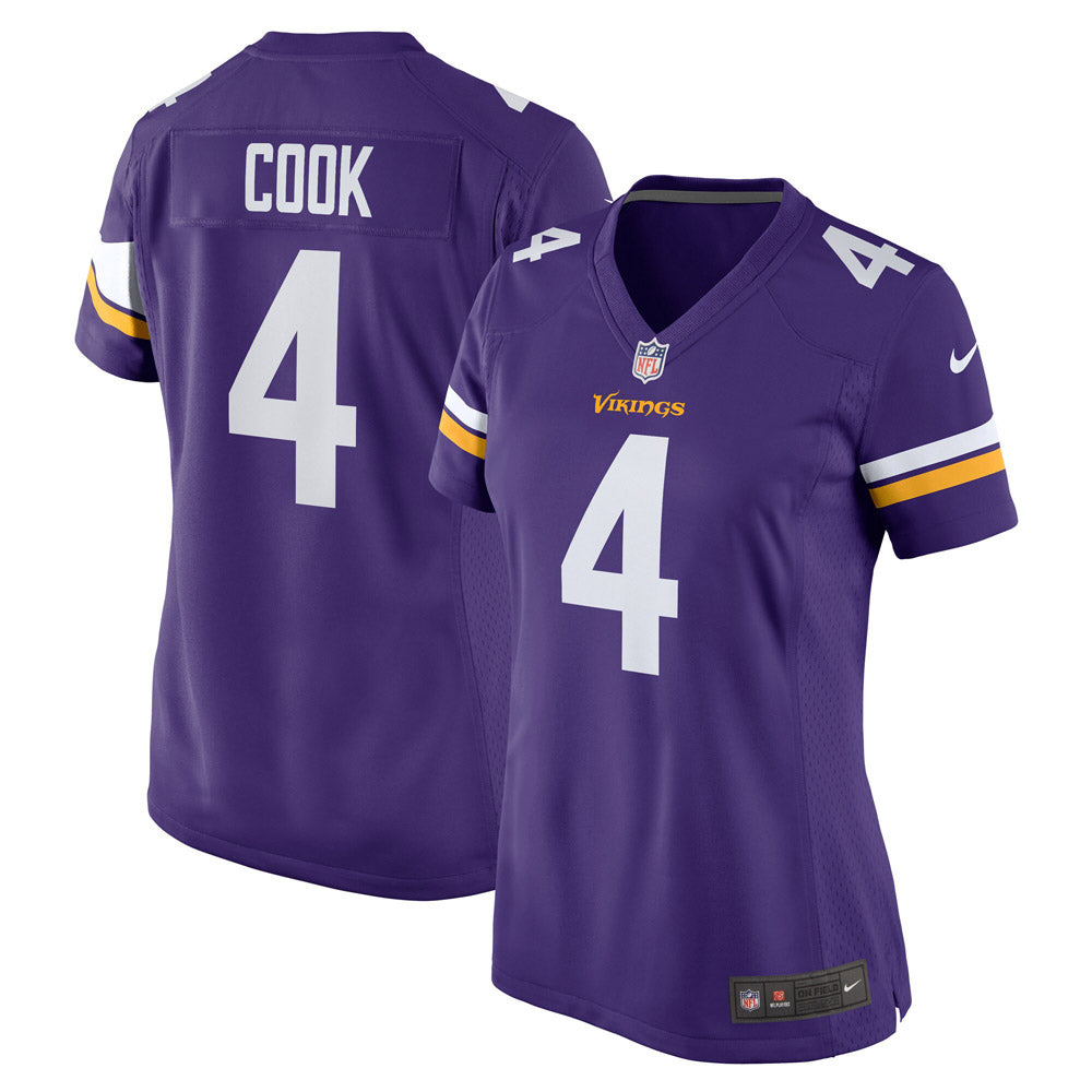 Women's Minnesota Vikings Dalvin Cook Game Jersey Purple - Sports Wear Jersey - PersonalJerseys