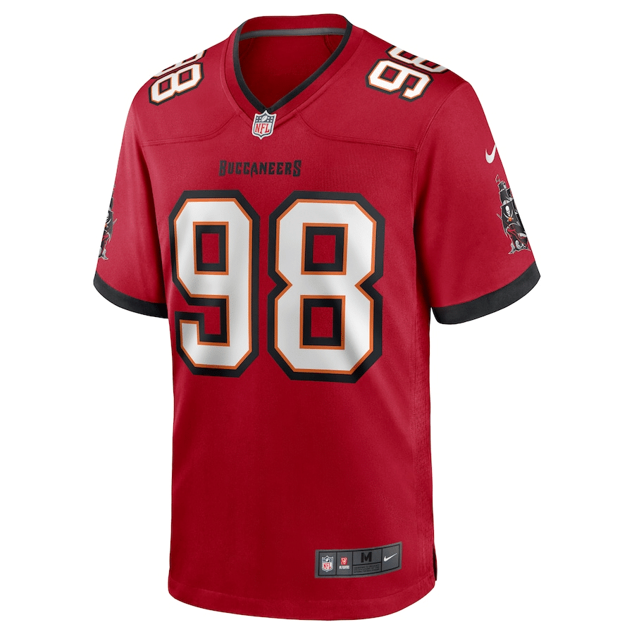 Anthony Nelson Tampa Bay Buccaneers Red Game Jersey - Friend Lounge Store - Shop for All Things Jerseys Sports - PersonalJerseys