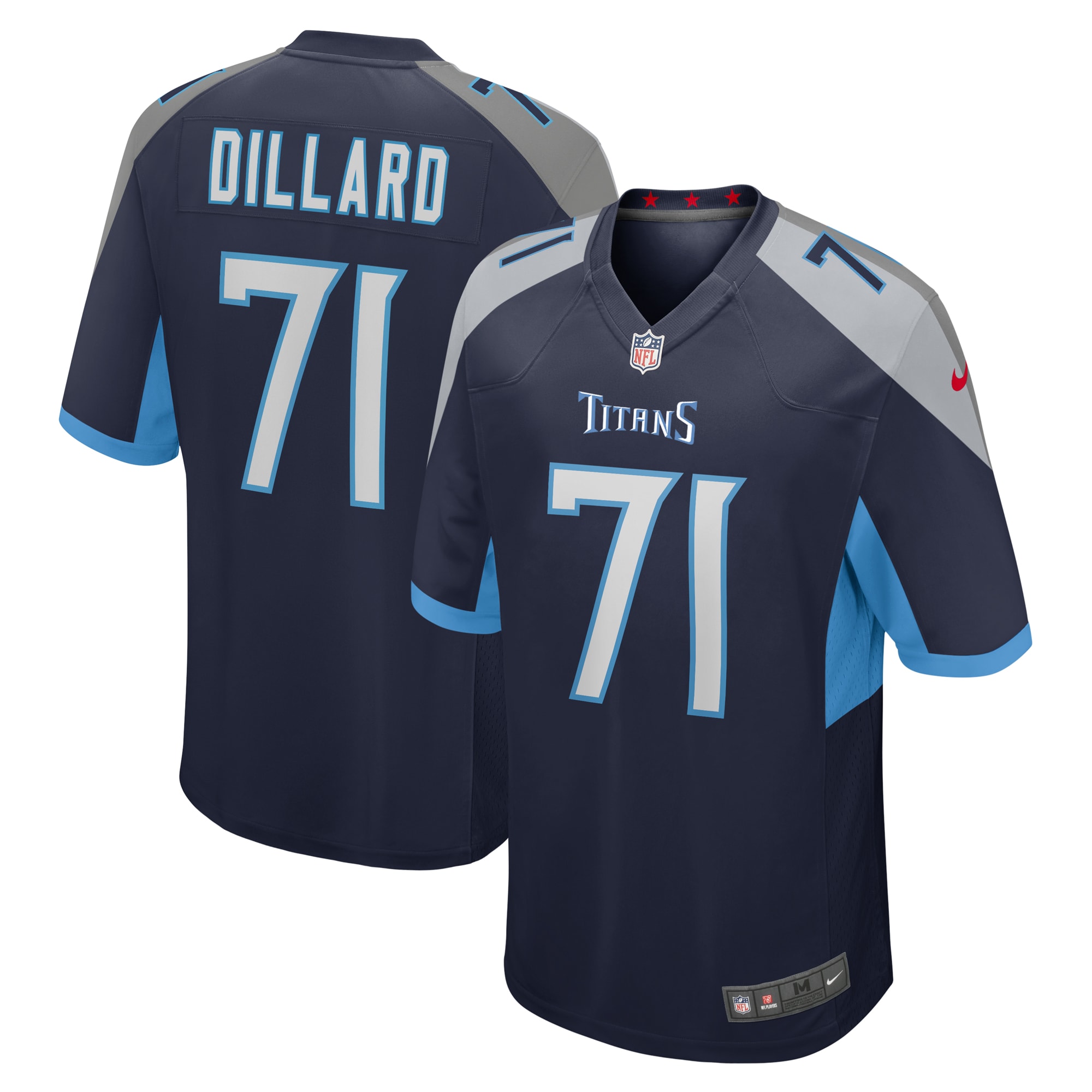 Andre Dillard Tennessee Titans Nike Game Player Jersey - Navy - PersonalJerseys