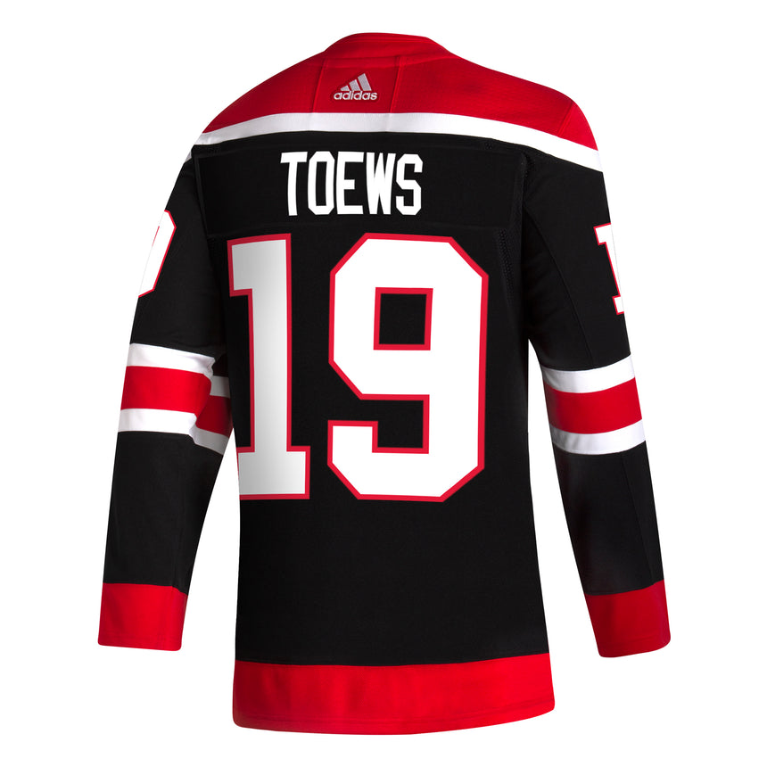 Men's Chicago Blackhawks Jonathan Toews adidas Black Reverse Retro Premium Twill Authentic Team Jersey - Sports Wear Jersey - PersonalJerseys