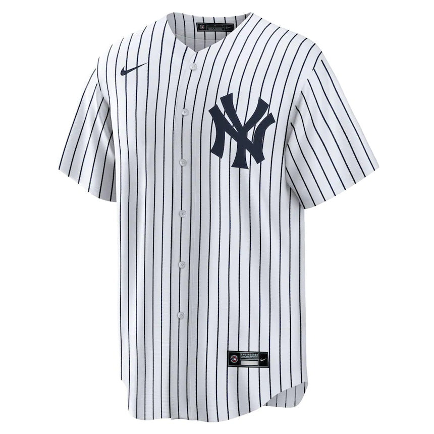 Men's New York Yankees White Home Replica Blank Team Jersey - PersonalJerseys