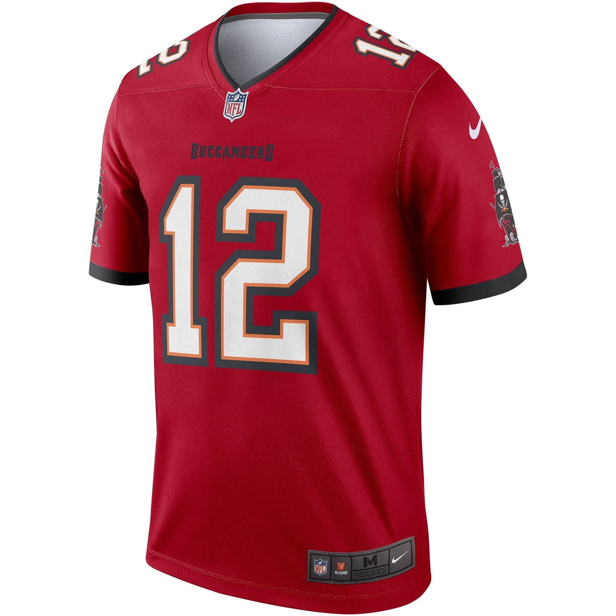 Men's Nike Tom Brady Red Tampa Bay Buccaneers Legend Jersey - PersonalJerseys