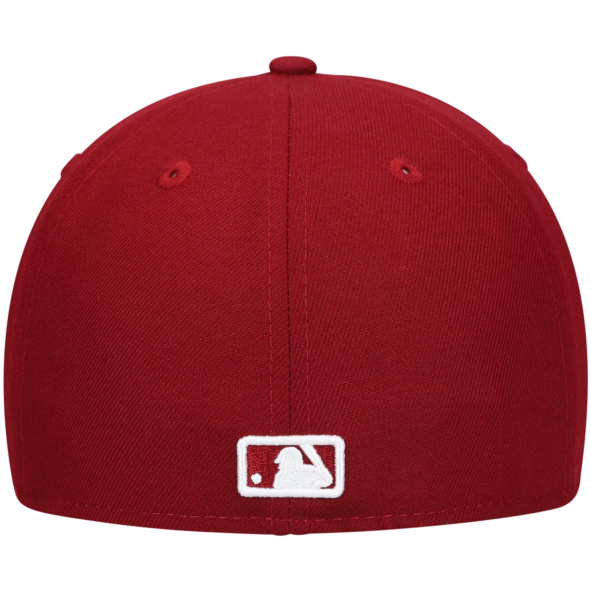 New York Yankees New Era White Logo 59FIFTY Fitted Hat - Maroon - PersonalJerseys