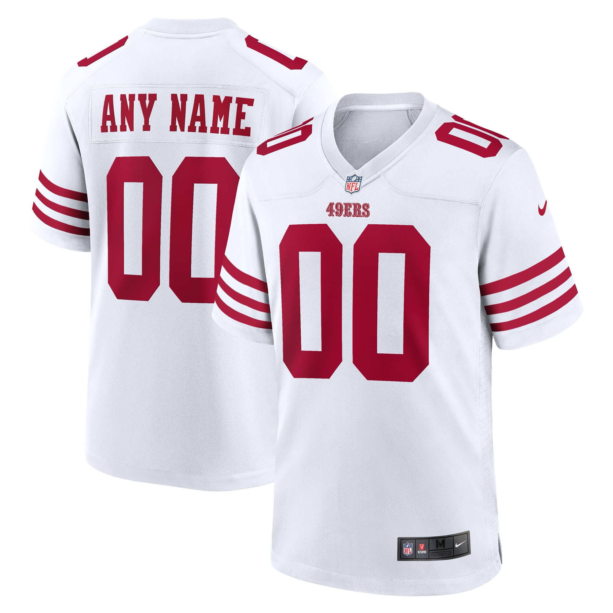 San Francisco 49ers Nike Game Custom Player Jersey - White - PersonalJerseys