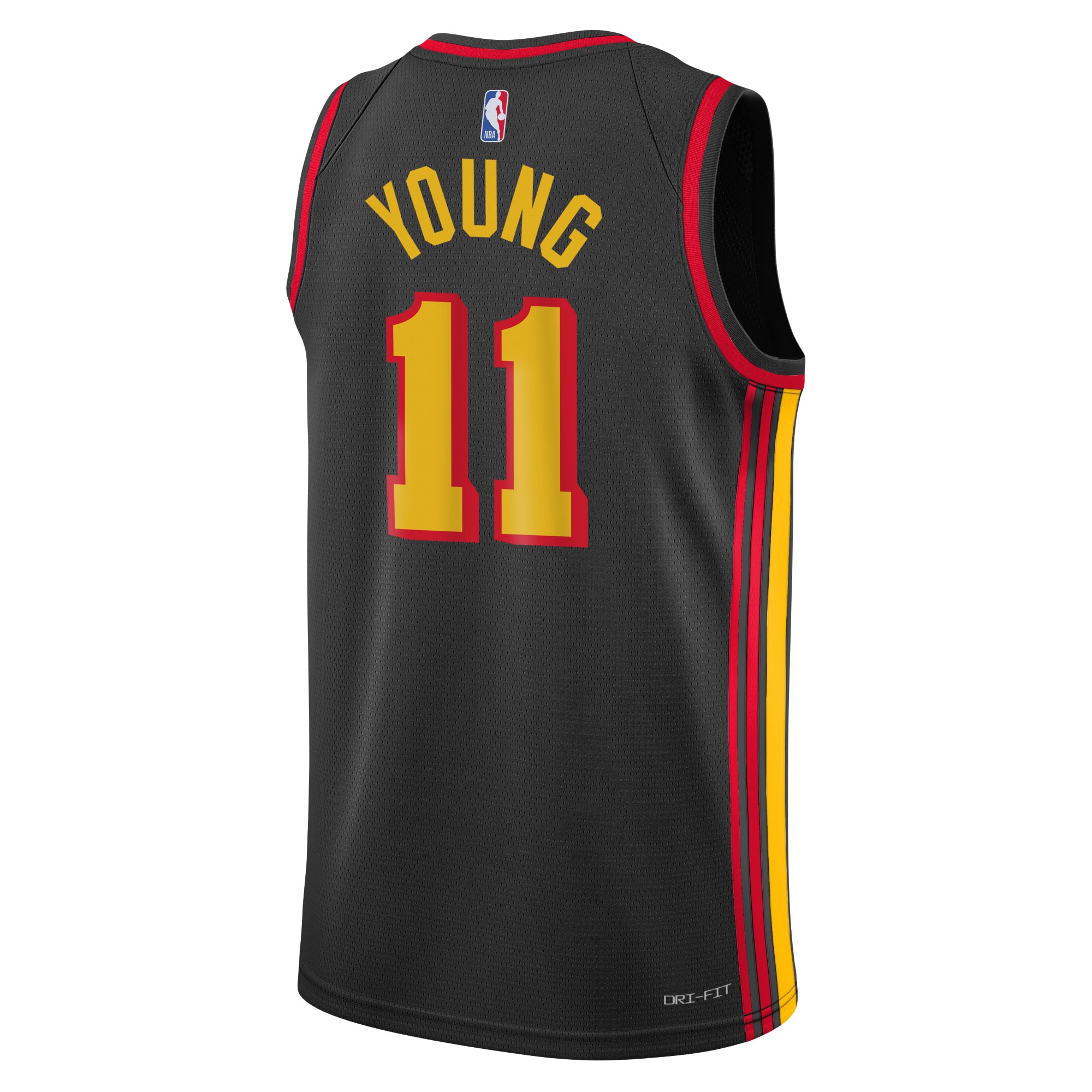 Trae Young Atlanta Hawks Jordans Brand Youth Swingman Jersey - Statement Edition - Black - PersonalJerseys